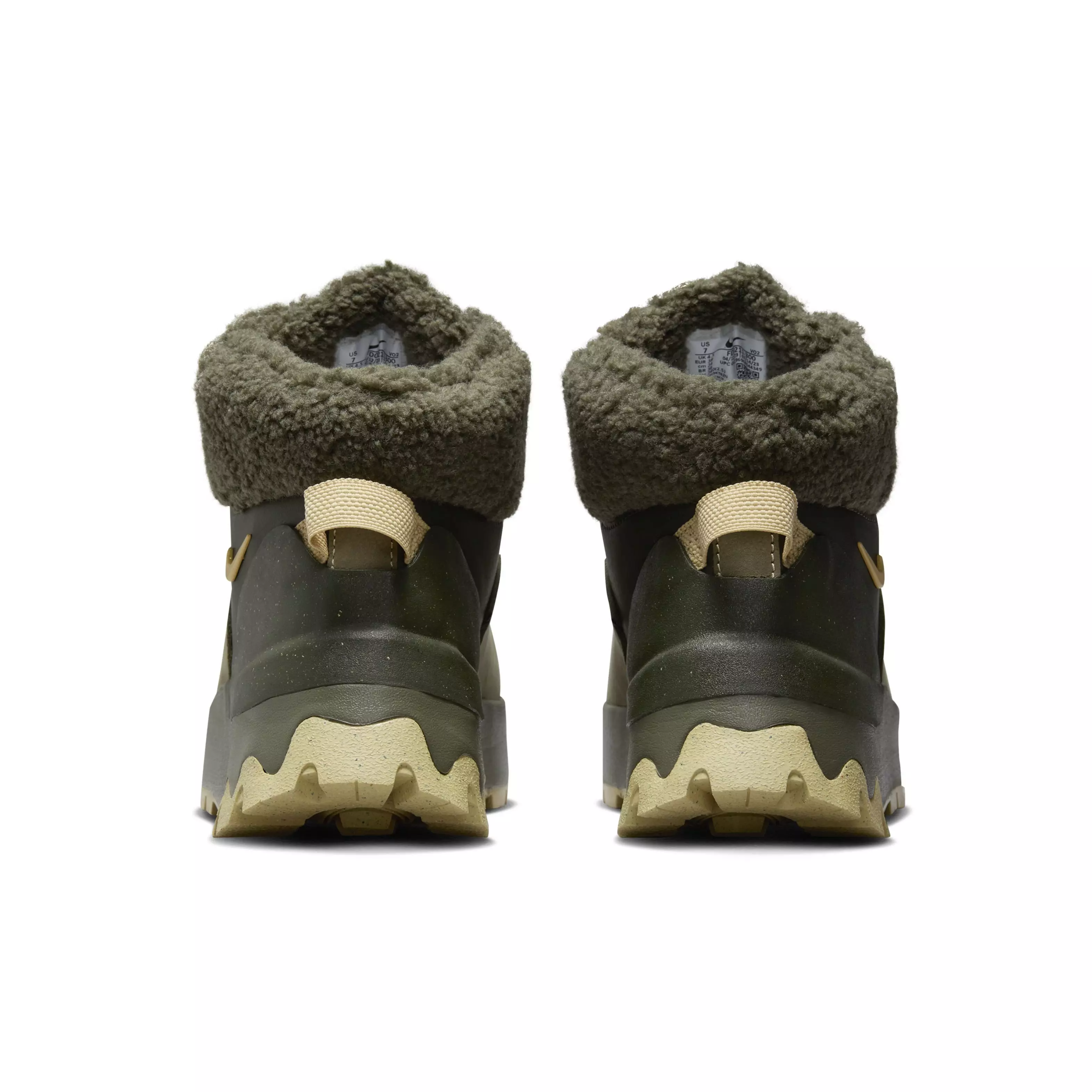 Nike City Classic Premium "Cargo Khaki/Medium Olive/Campfire Orange/Sesame" Women's Boot - GREEN