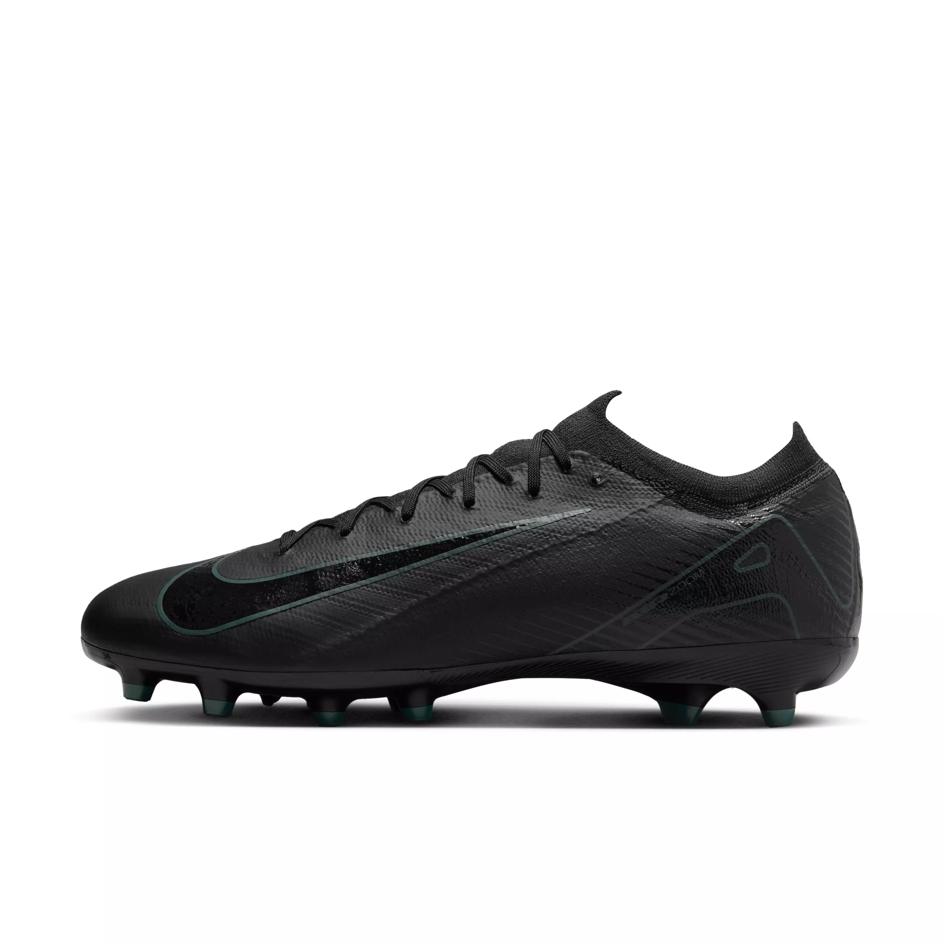 Nike Mercurial Vapor 16 Pro AG-Pro Low "Black/Deep Jungle/Black" Men's Soccer Cleat - BLACK/JUNGLE/BLACK