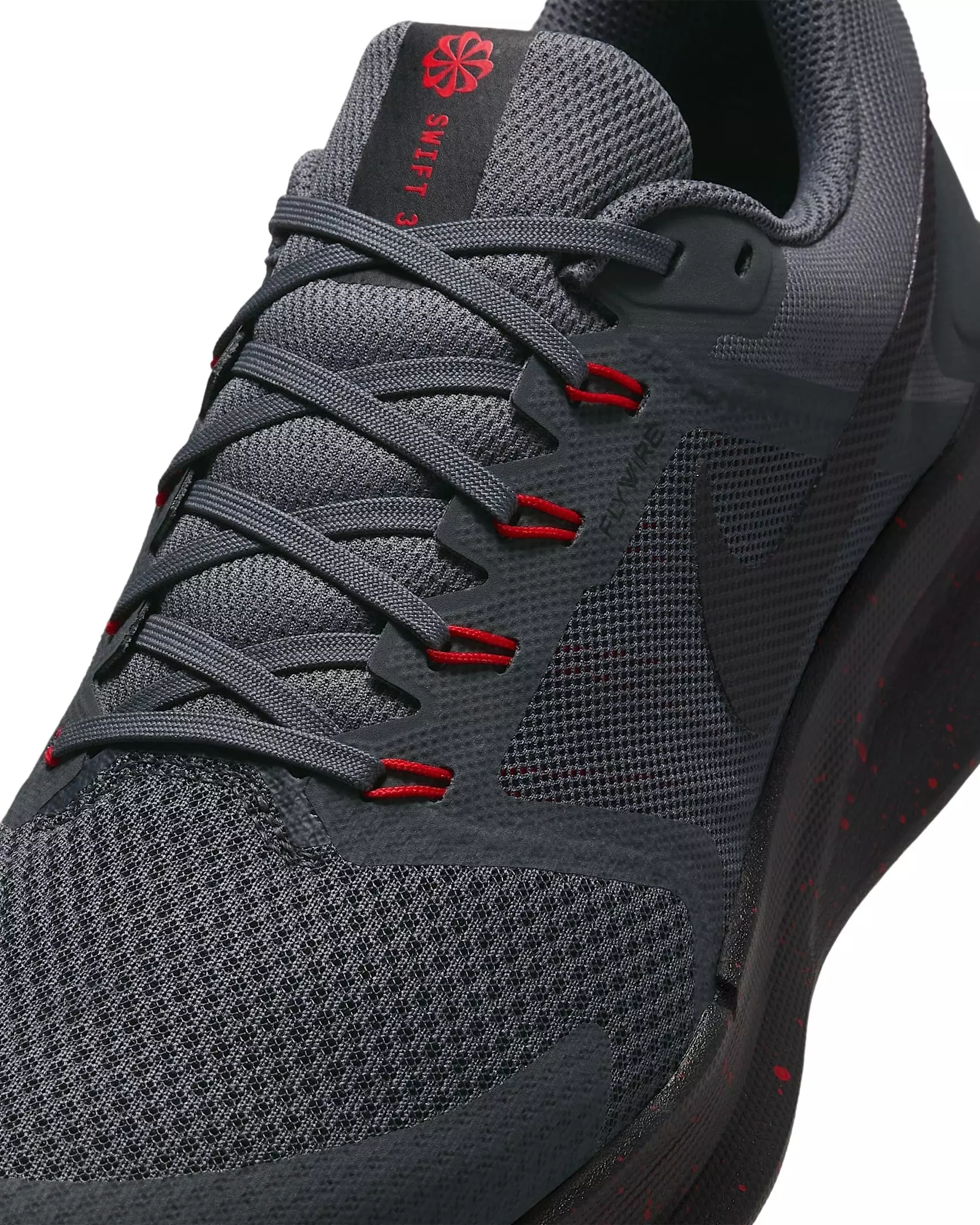Nike Run Swift 3 "Dark Grey/University Red/Black" Men's Running Shoe - DK GREY/RED/BLACK