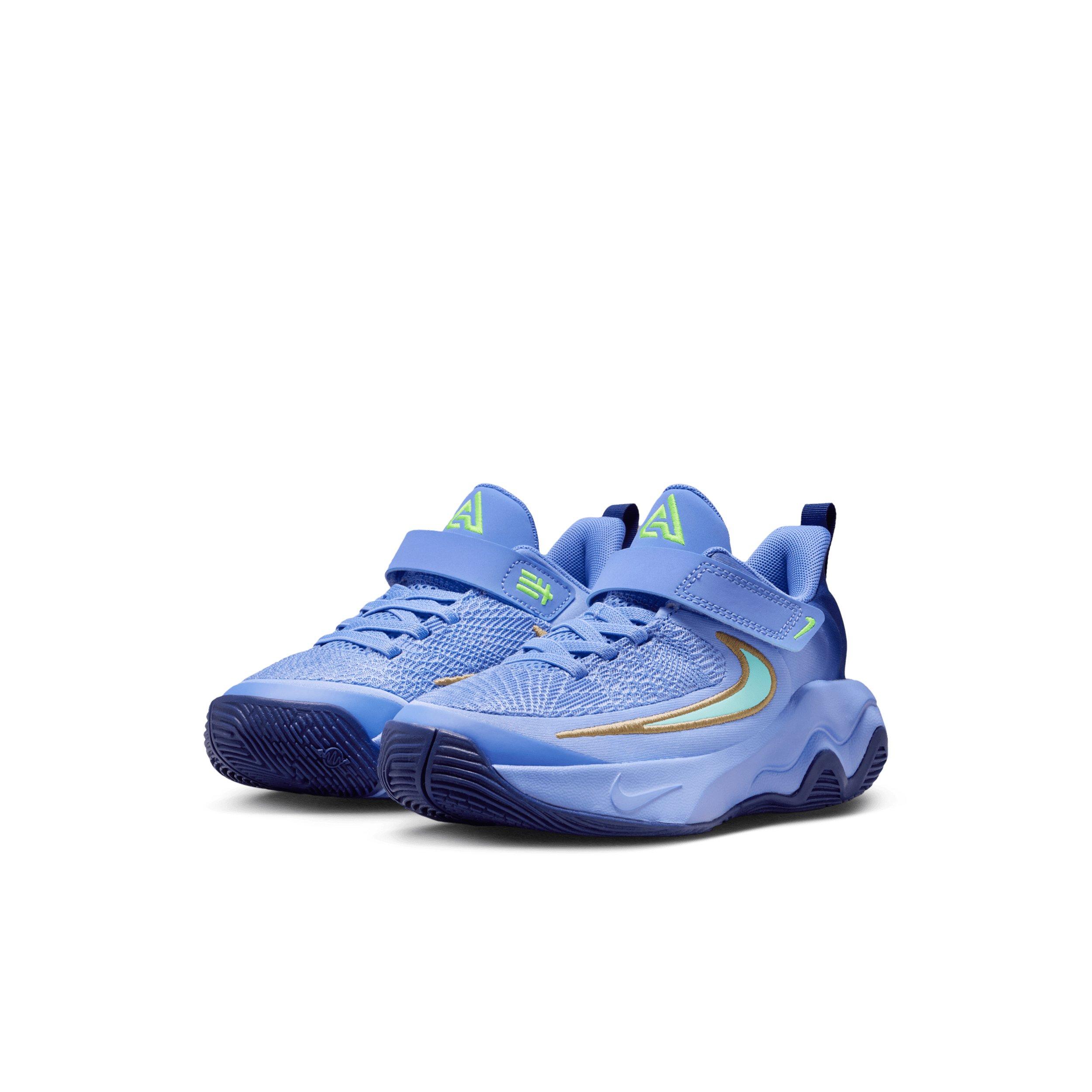 Nike Giannis Immortality 4 "Royal Pulse/Deep Royal/Volt/Turquoise" Preschool Boys' Basketball Shoe - ROYAL/ROYAL/VOLT/TURQUOISE Thumbnail View 3
