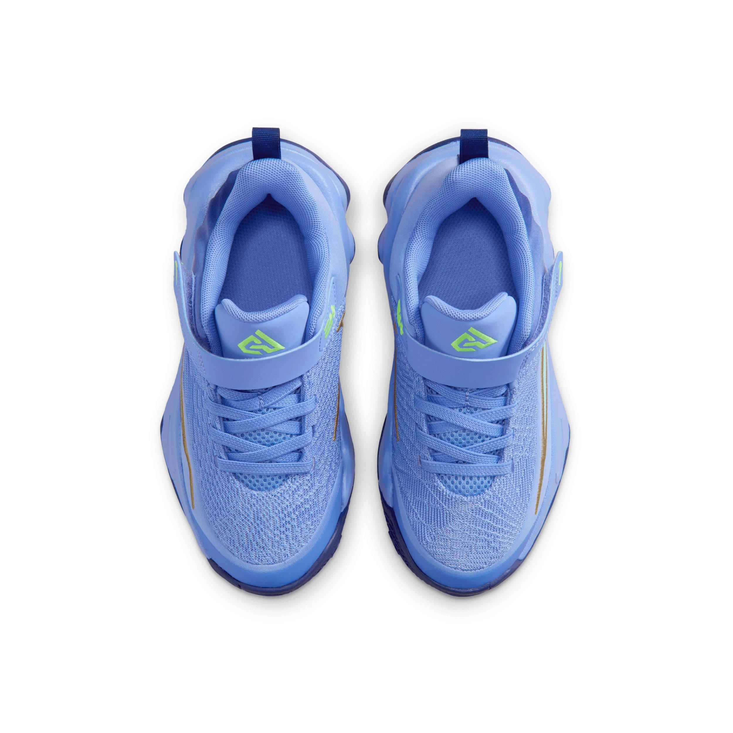 Nike Giannis Immortality 4 "Royal Pulse/Deep Royal/Volt/Turquoise" Preschool Boys' Basketball Shoe - ROYAL/ROYAL/VOLT/TURQUOISE Thumbnail View 4