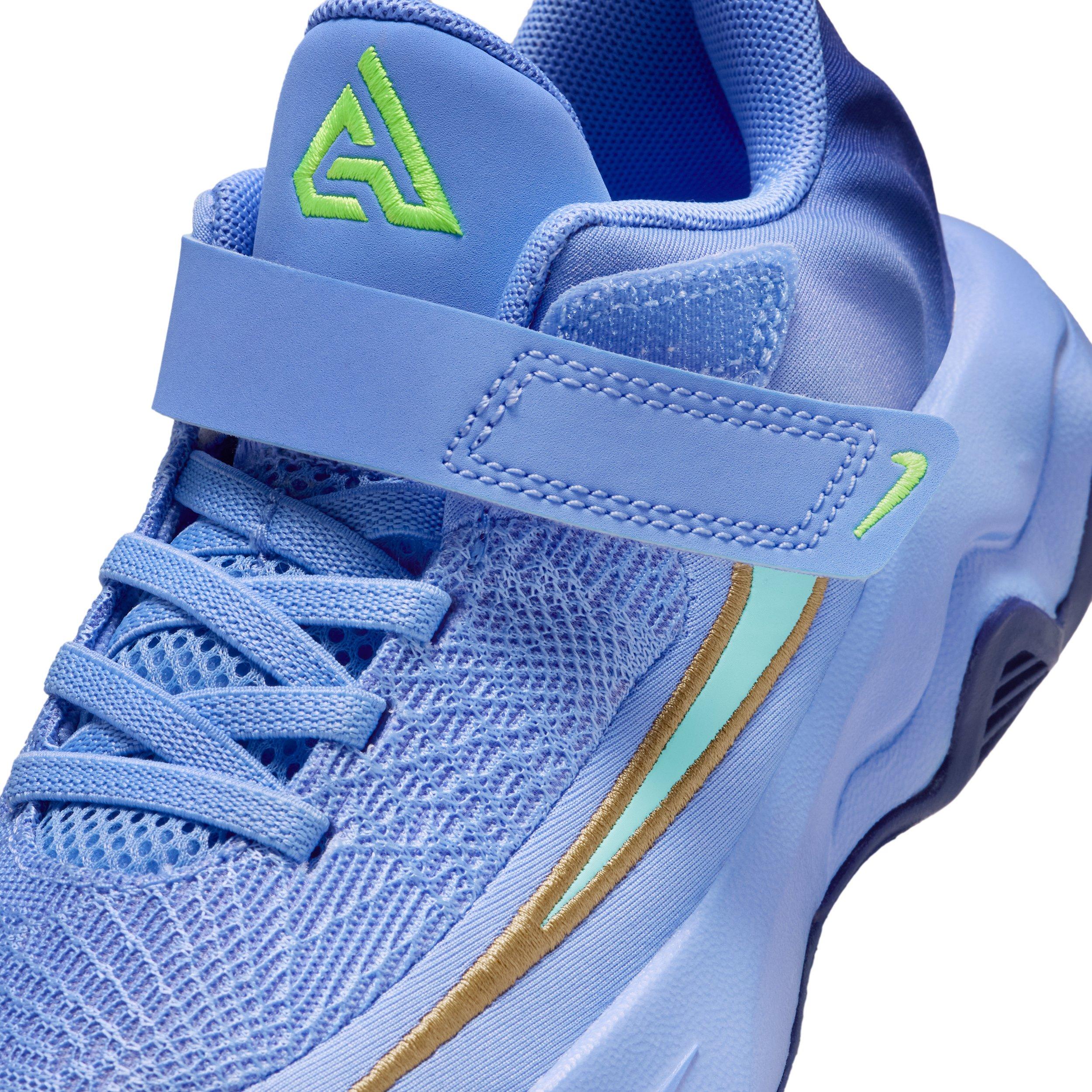 Nike Giannis Immortality 4 "Royal Pulse/Deep Royal/Volt/Turquoise" Preschool Boys' Basketball Shoe - ROYAL/ROYAL/VOLT/TURQUOISE Thumbnail View 7