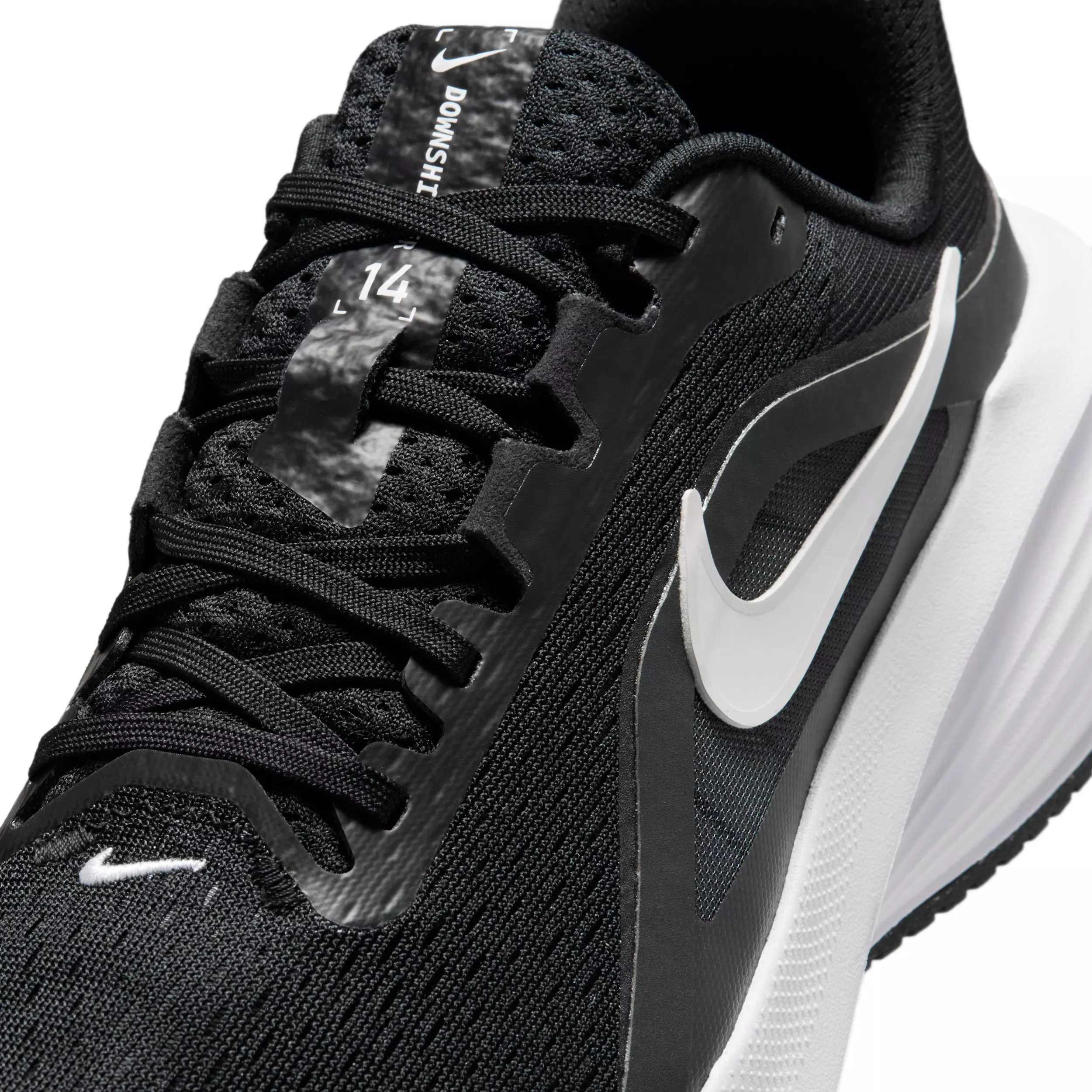 Nike Downshifter 14 "Black/Anthracite/Wolf Grey/White" Women's Wide Running Shoe - BLACK/ANTHRACITE/GREY/WHITE
