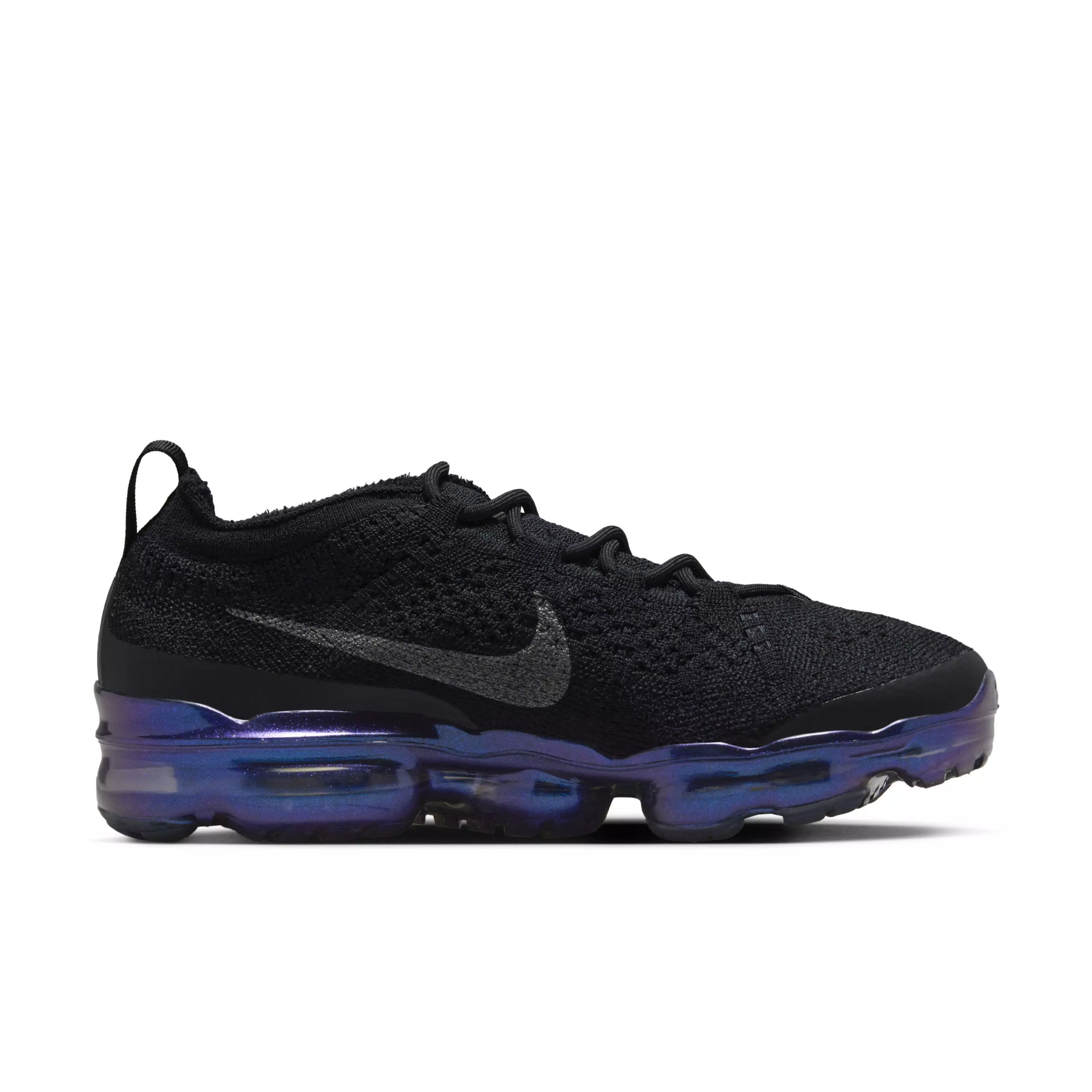 Nike Air VaporMax 2023 Flyknit "Black/Metallic Silver/Multi-Color" Women's Shoe - BLACK/SILVER/MULTI