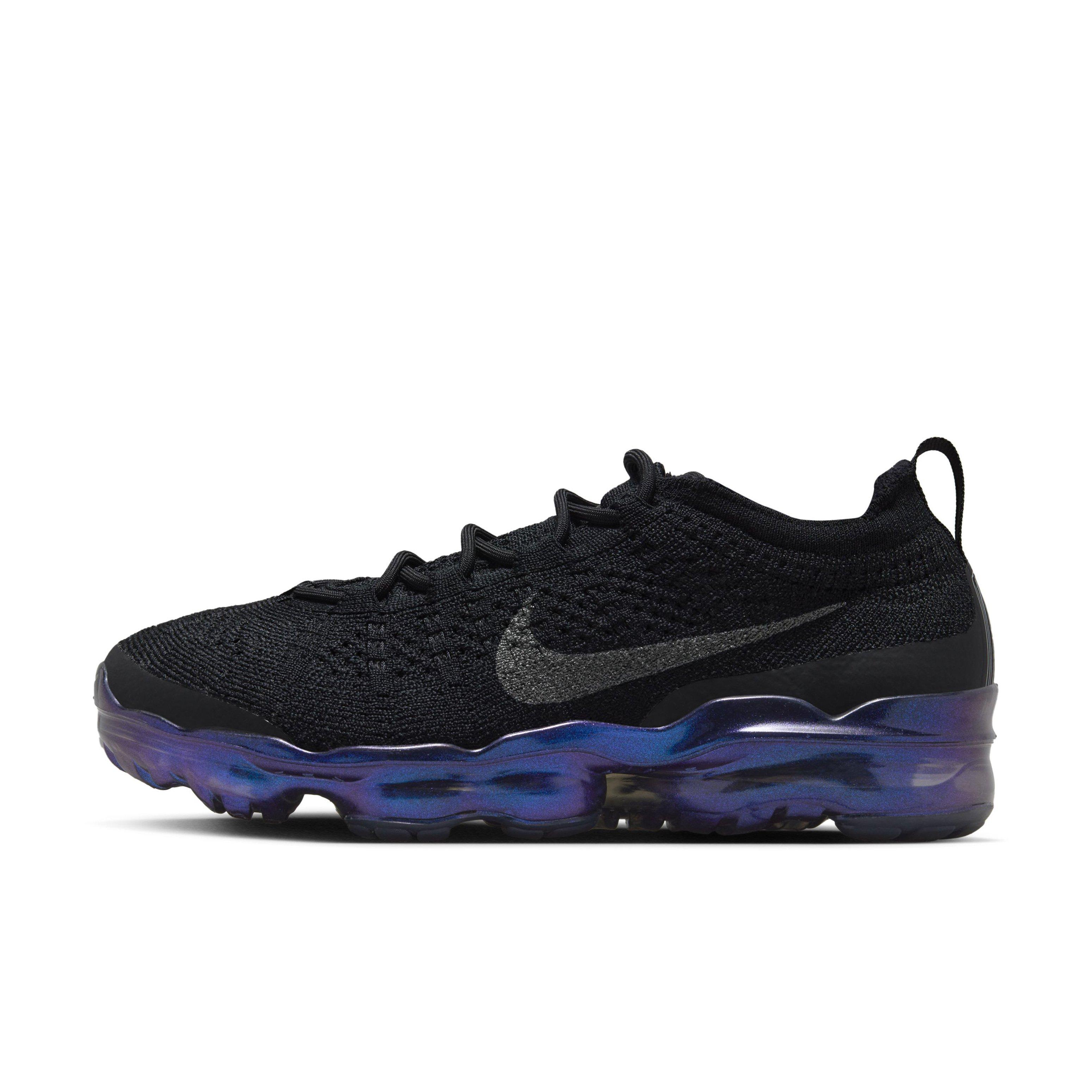 Nike Air VaporMax 2023 Flyknit "Black/Metallic Silver/Multi-Color" Women's Shoe - BLACK/SILVER/MULTI Thumbnail View 2