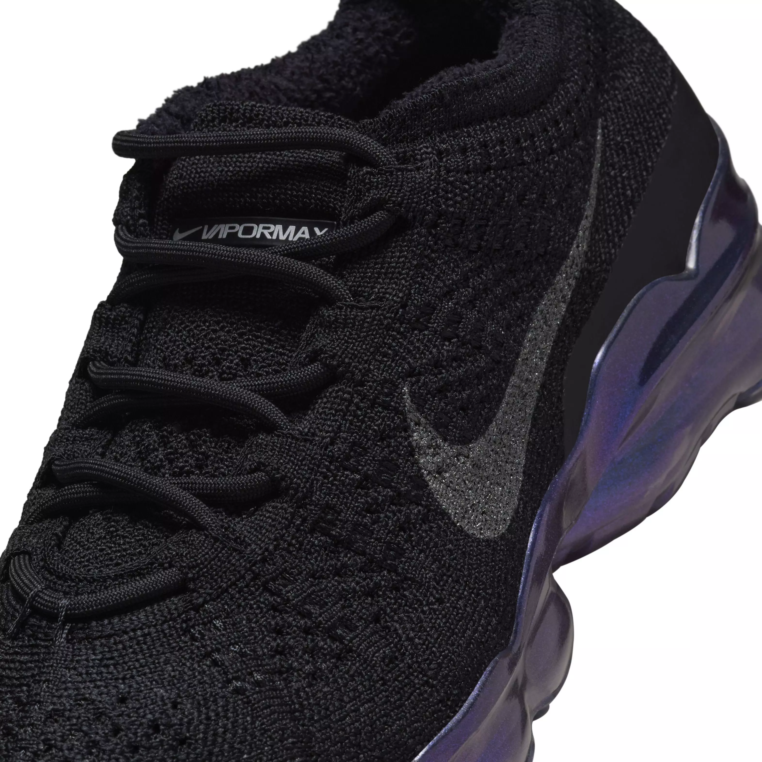 Nike Air VaporMax 2023 Flyknit "Black/Metallic Silver/Multi-Color" Women's Shoe - BLACK/SILVER/MULTI