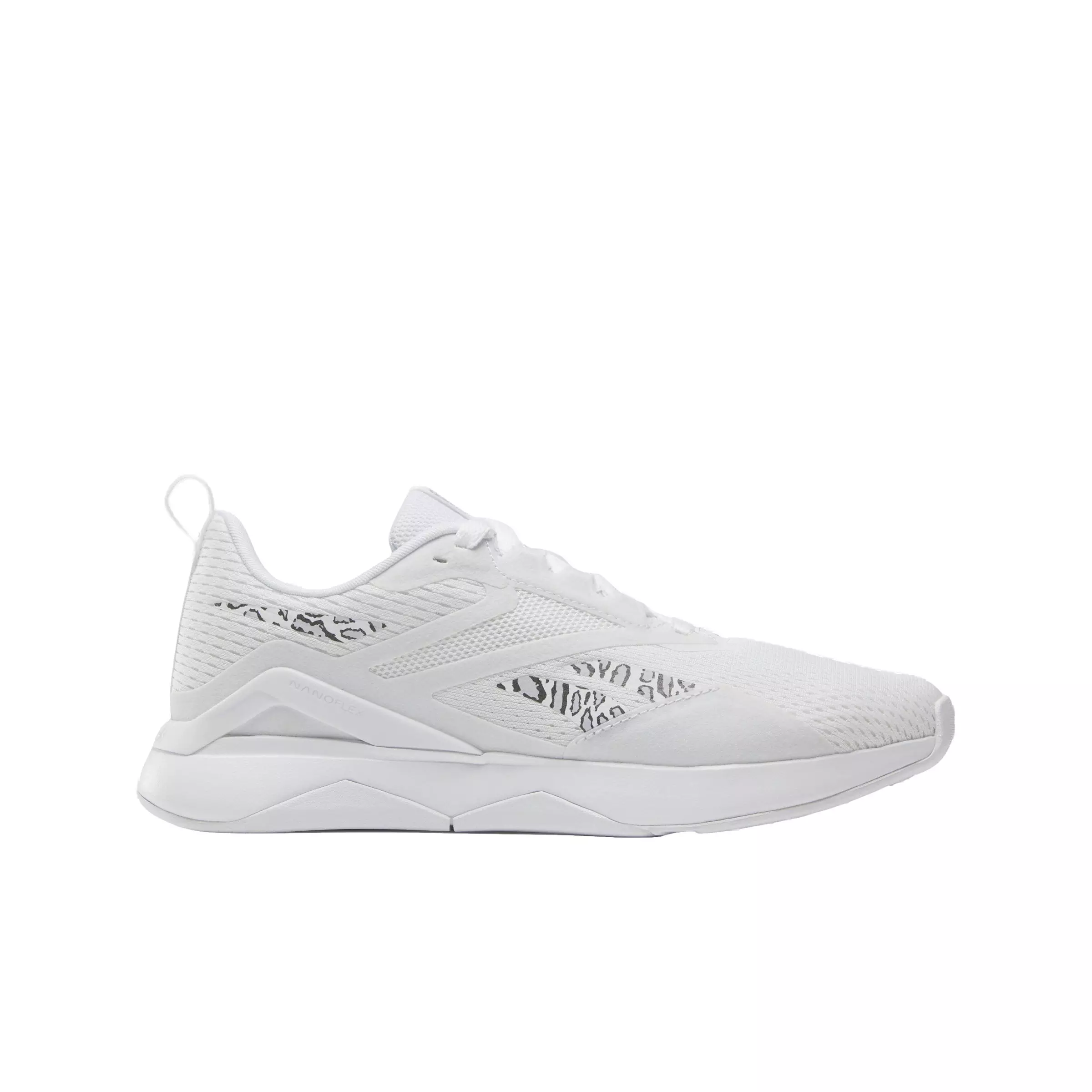 Reebok Nanoflex TR 2 "Ftwr White/Cold Grey 1/Silver Metallic" Women's Training Shoe - WHITE/GREY/SILVER
