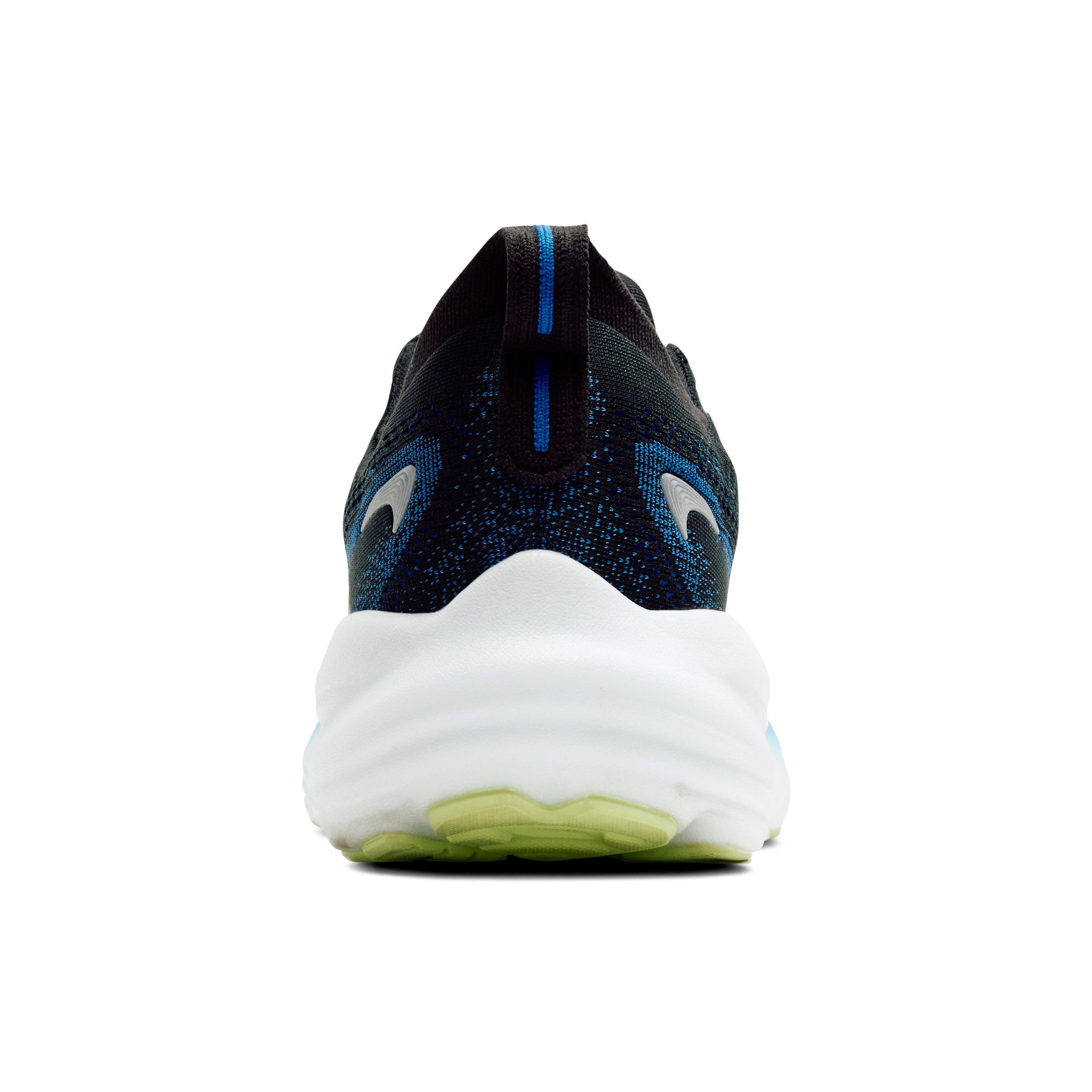 Brooks Glycerin 22 "Black/Cobalt/Neo Yellow" Men's Running Shoe - BLACK/COBALT/YELLOW Thumbnail View 6