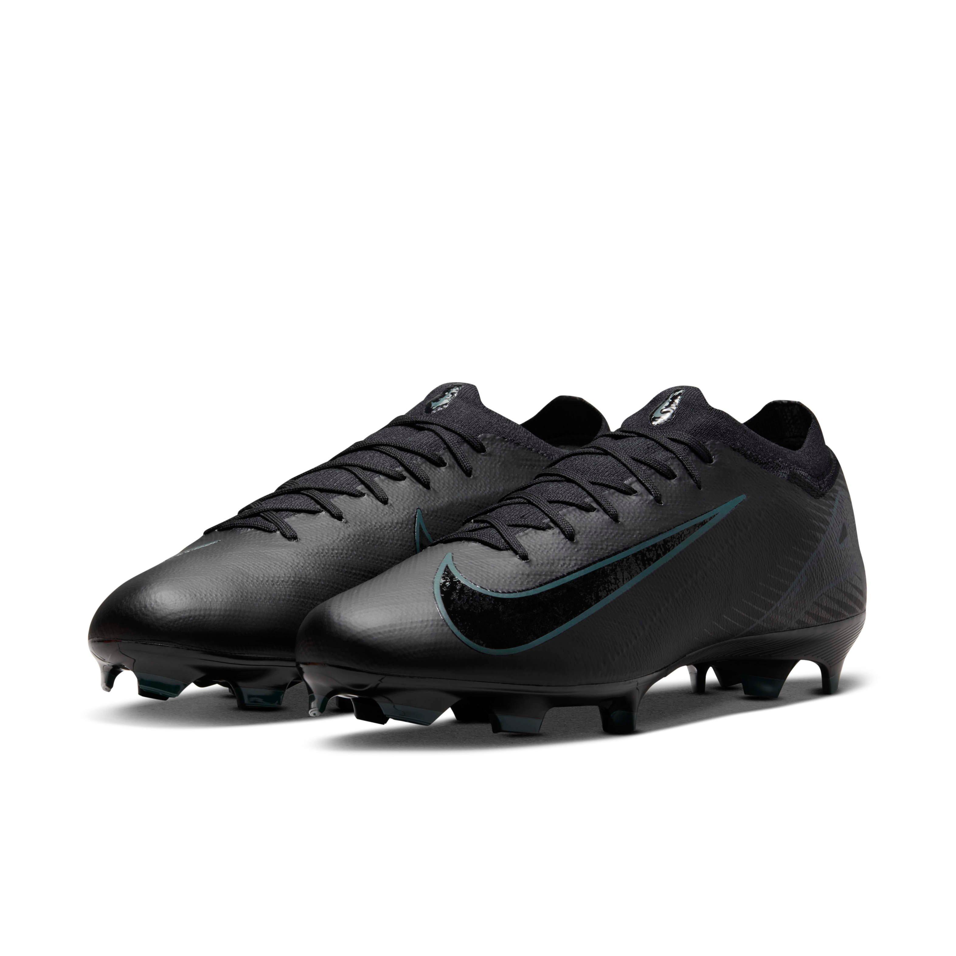 Nike Mercurial Vapor 16 Pro FG "Black/Deep Jungle/Black" Men's Soccer Cleat - BLACK/JUNGLE/BLACK Thumbnail View 3