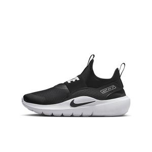 Nike Flex Runner 4 "Black/White/White/Black" Grade School Boys' Running Shoe