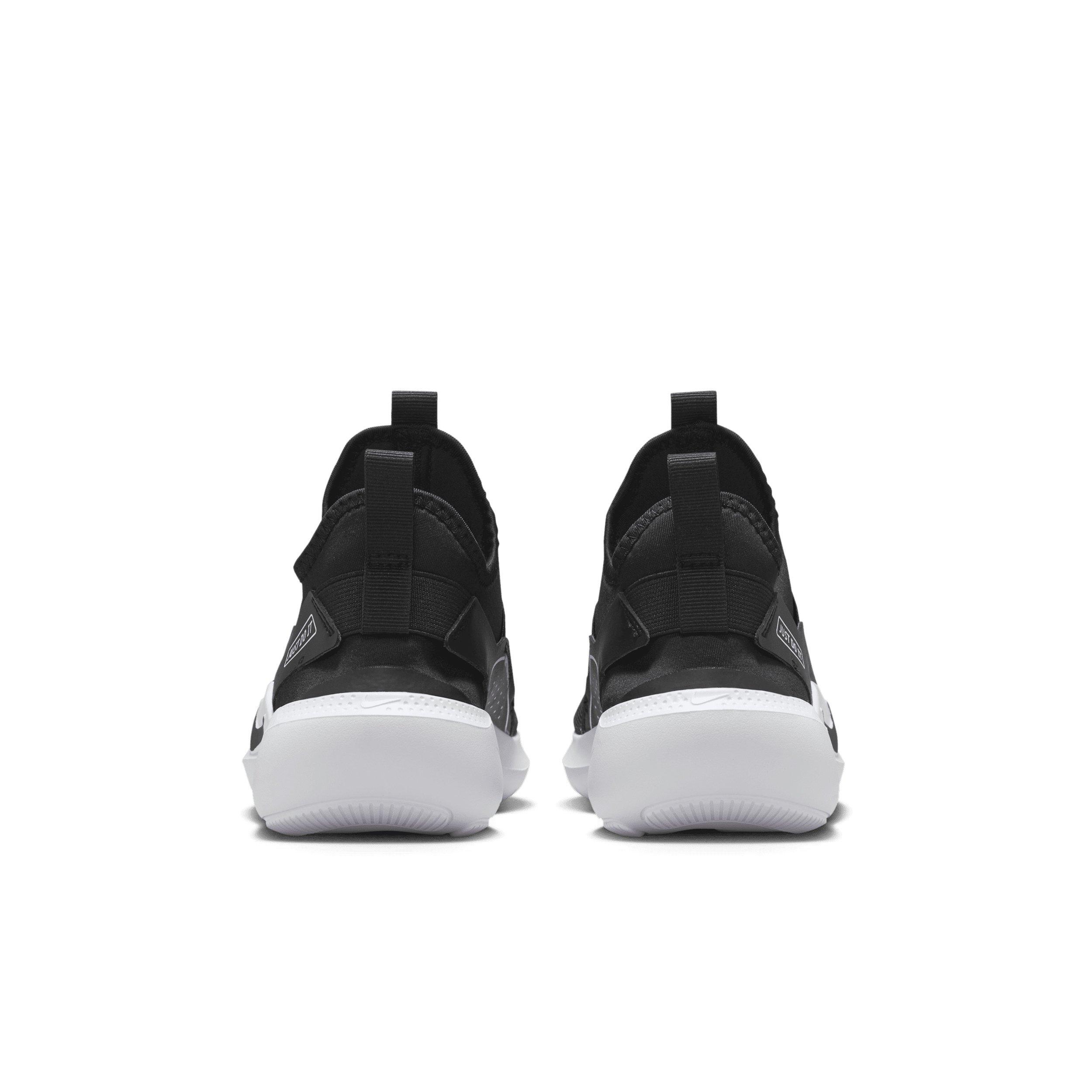 Nike Flex Runner 4 "Black/White/White/Black" Grade School Boys' Running Shoe - BLACK/WHITE/WHITE/BLACK Thumbnail View 5