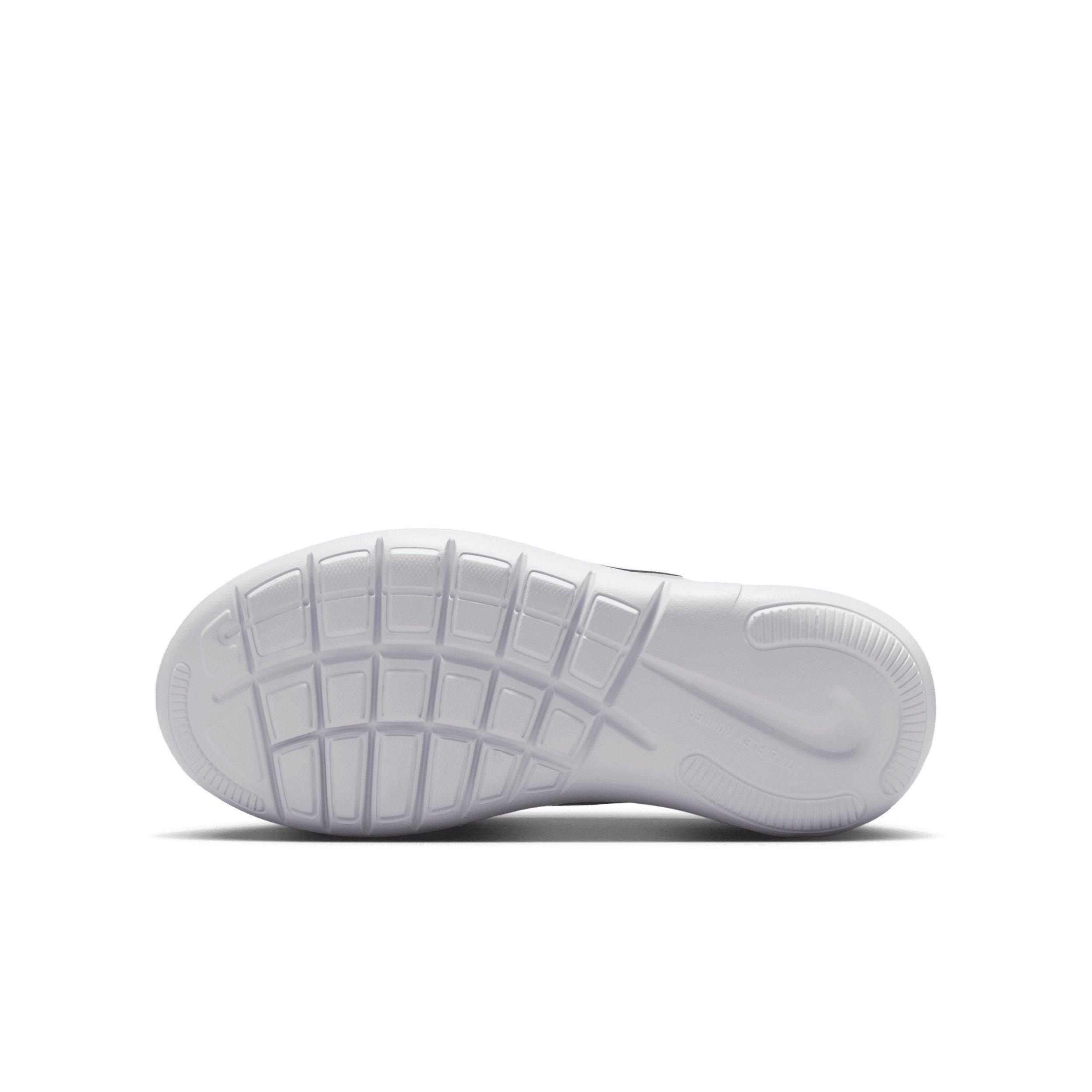 Nike Flex Runner 4 "Black/White/White/Black" Grade School Boys' Running Shoe - BLACK/WHITE/WHITE/BLACK Thumbnail View 6