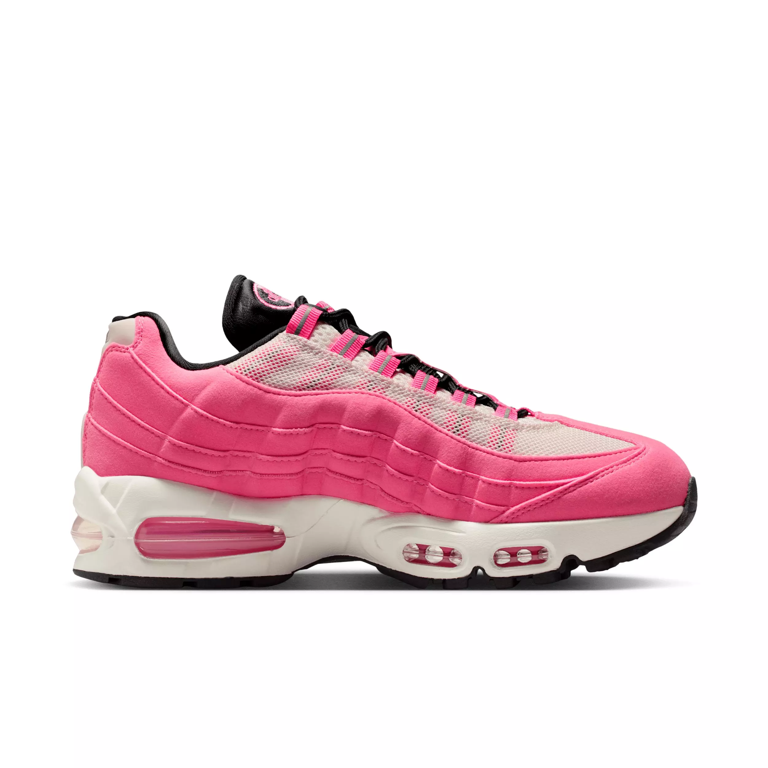 Nike Air Max 95 Big Bubble "Pink Glow/Off Noir/Pearl Pink/Metallic Silver" Women's Shoe - PINK/OFF NOIR/PINK/SILVER