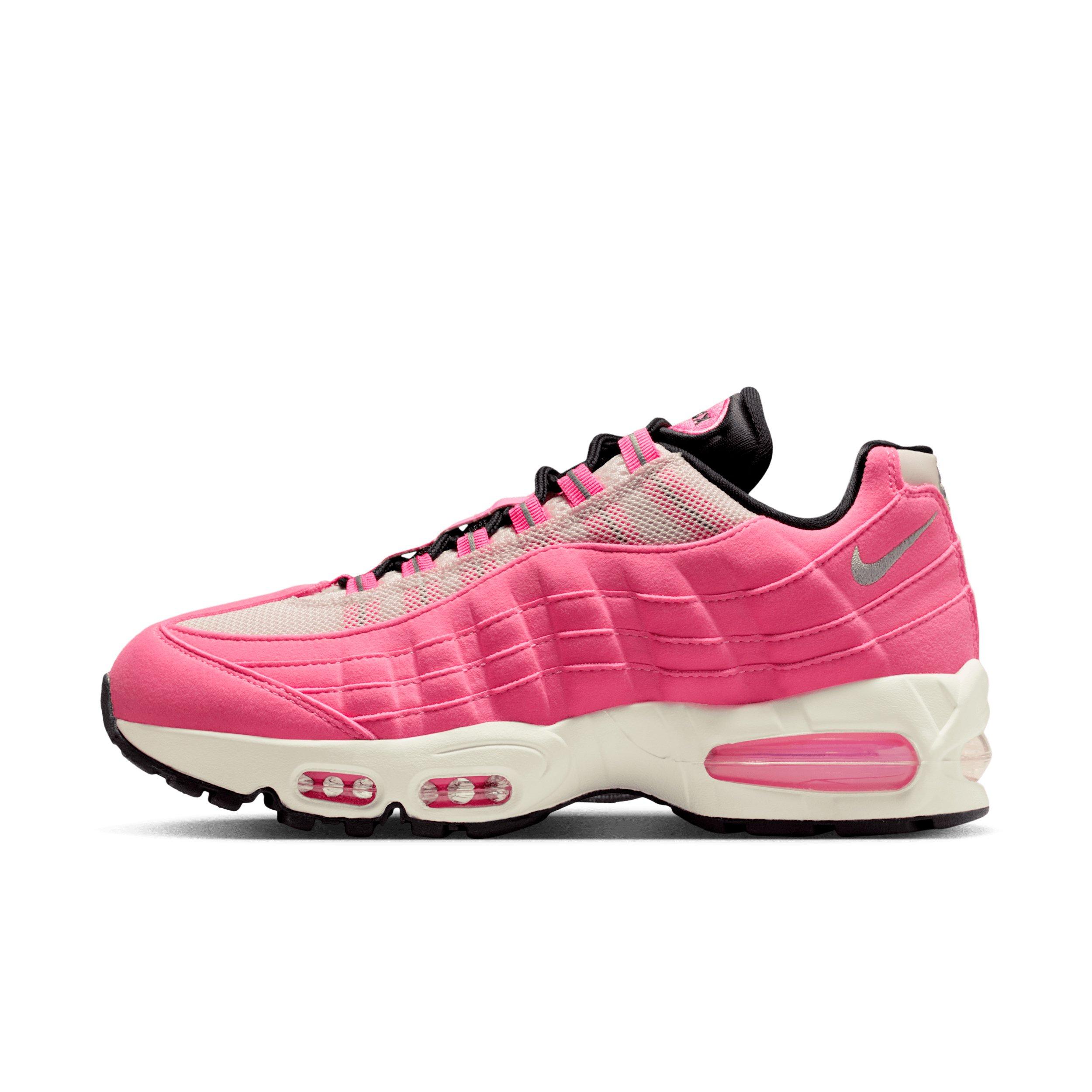 Nike Air Max 95 Big Bubble "Pink Glow/Off Noir/Pearl Pink/Metallic Silver" Women's Shoe - PINK/OFF NOIR/PINK/SILVER