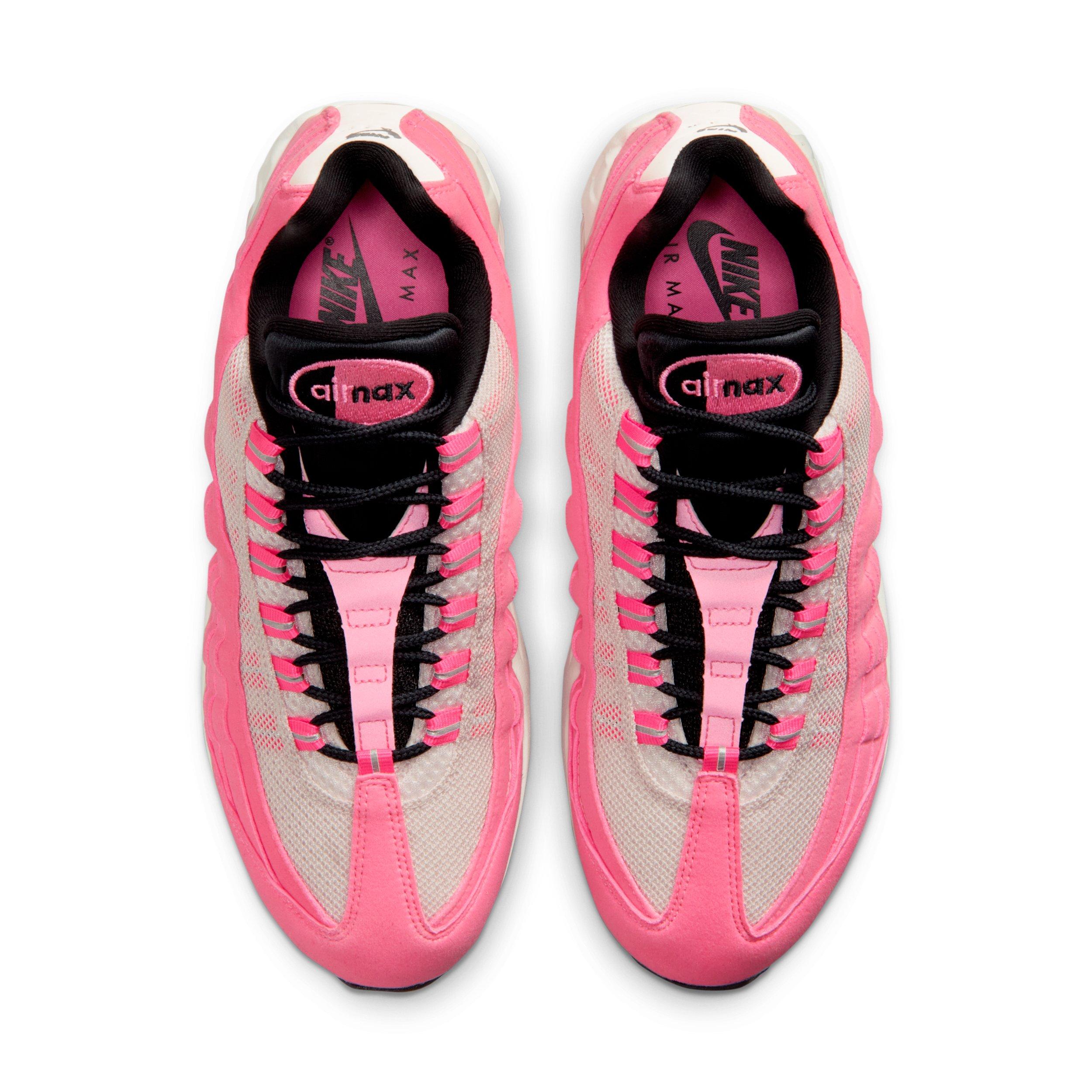 Nike Air Max 95 Big Bubble "Pink Glow/Off Noir/Pearl Pink/Metallic Silver" Women's Shoe - PINK/OFF NOIR/PINK/SILVER