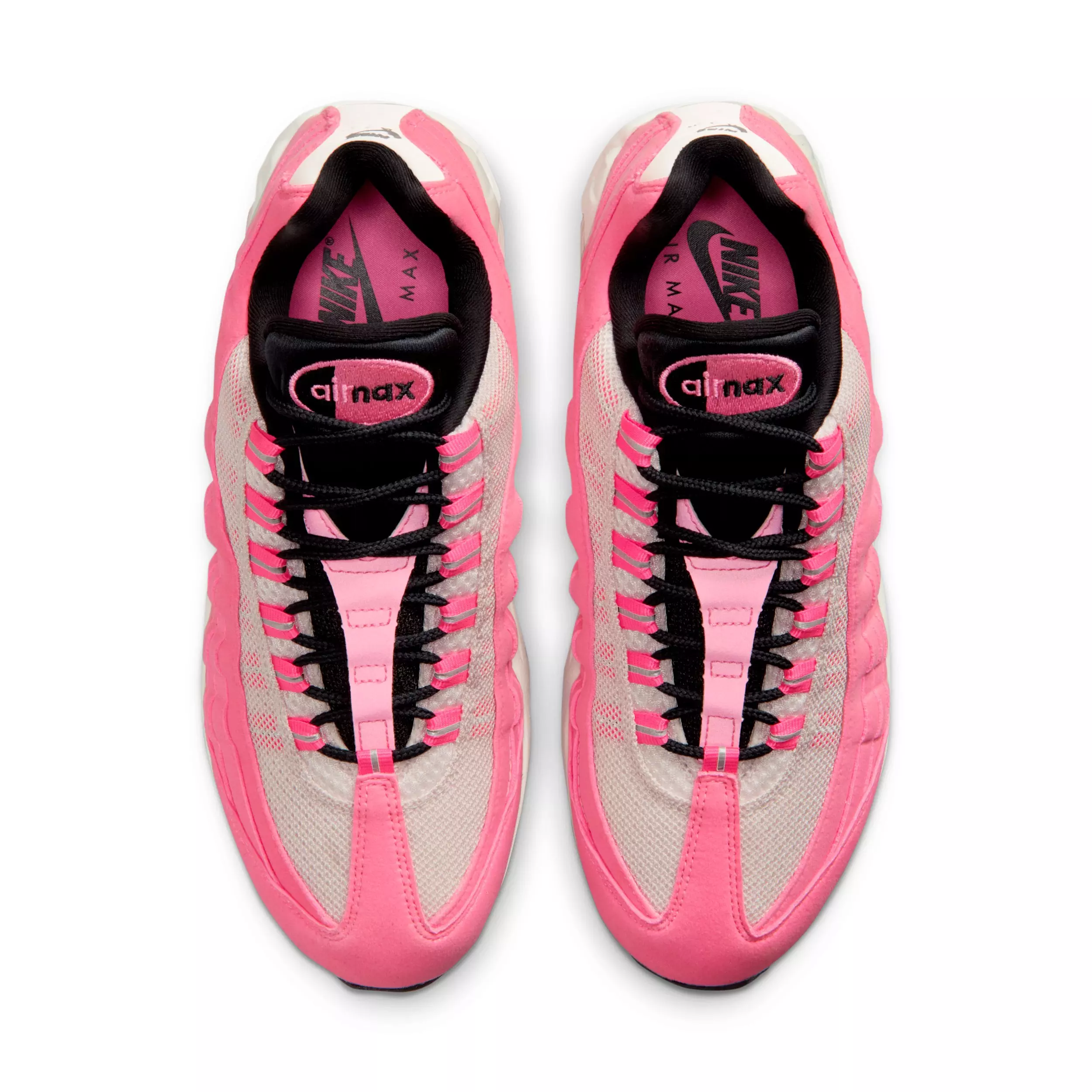 Nike Air Max 95 Big Bubble "Pink Glow/Off Noir/Pearl Pink/Metallic Silver" Women's Shoe - PINK/OFF NOIR/PINK/SILVER