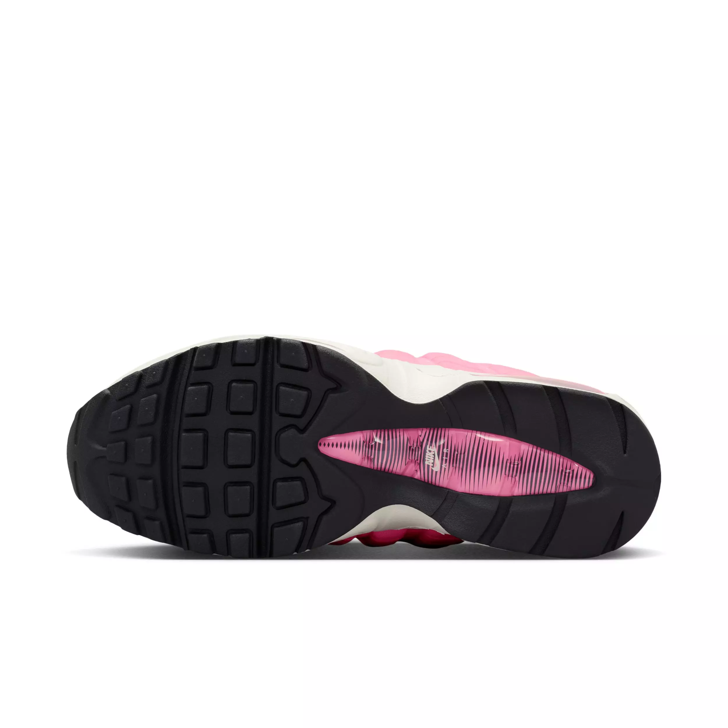 Nike Air Max 95 Big Bubble "Pink Glow/Off Noir/Pearl Pink/Metallic Silver" Women's Shoe - PINK/OFF NOIR/PINK/SILVER