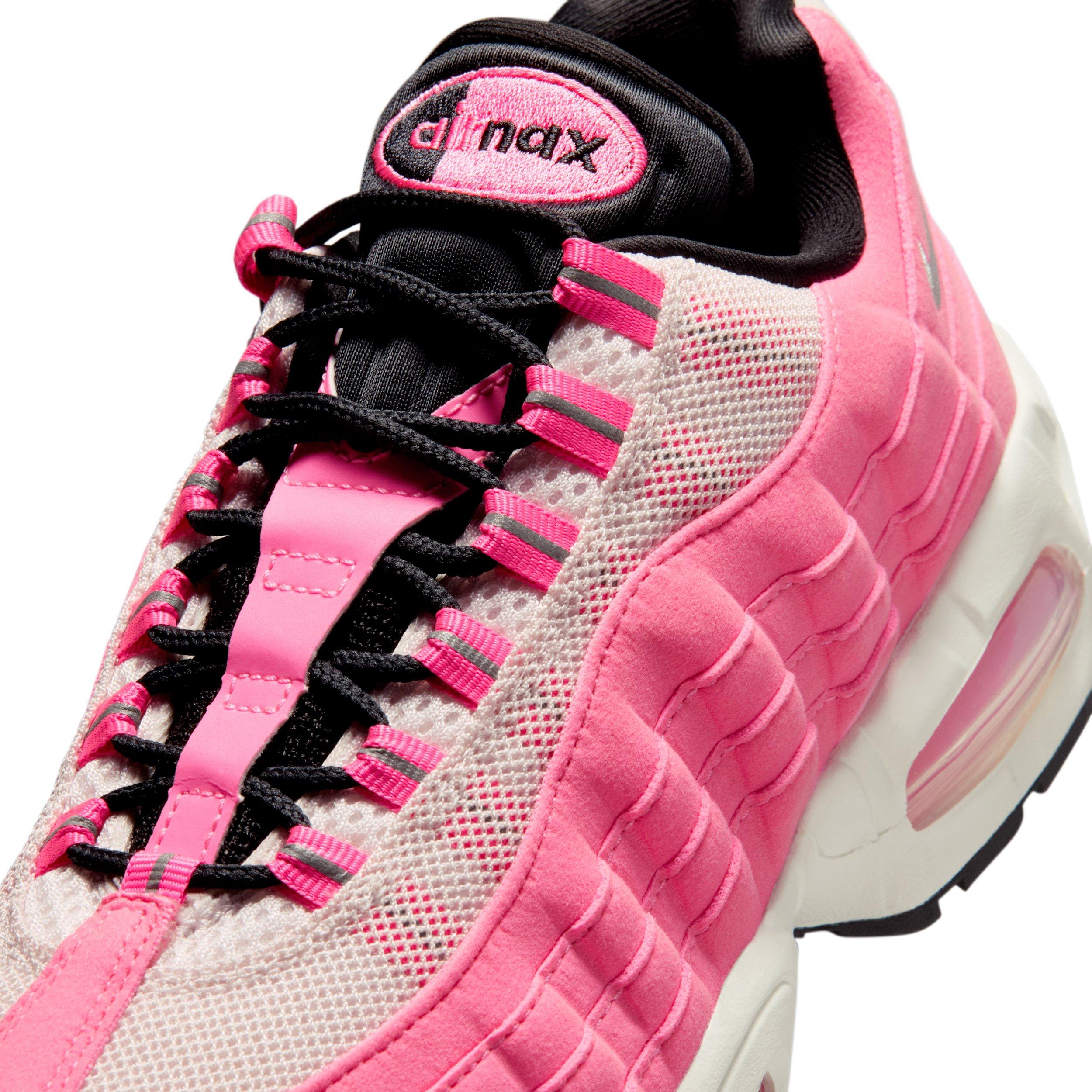 Nike Air Max 95 Big Bubble "Pink Glow/Off Noir/Pearl Pink/Metallic Silver" Women's Shoe - PINK/OFF NOIR/PINK/SILVER