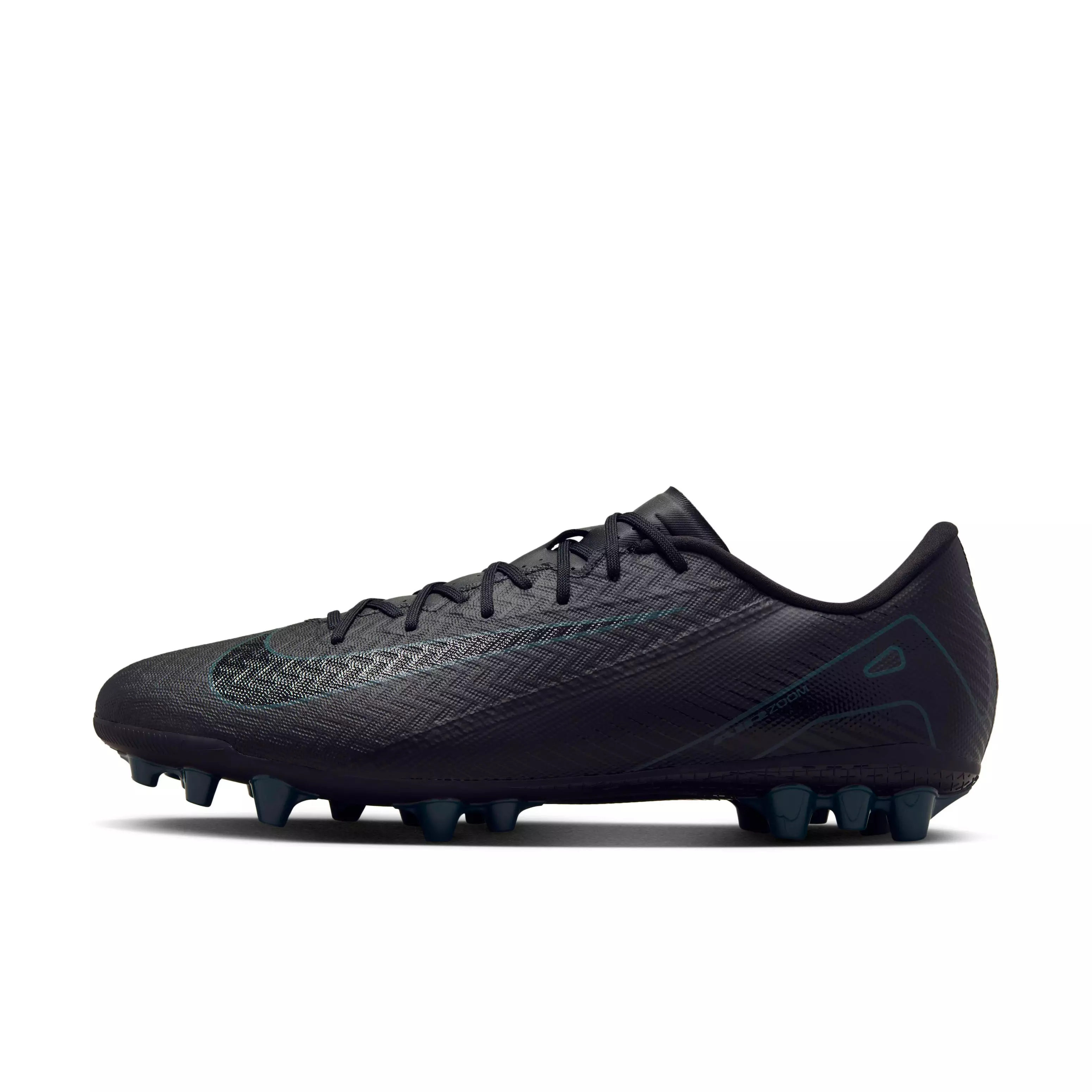 Nike Mercurial Vapor 16 Academy AG "Black/Deep Jungle/Black" Men's Soccer Cleat - BLACK/JUNGLE/BLACK