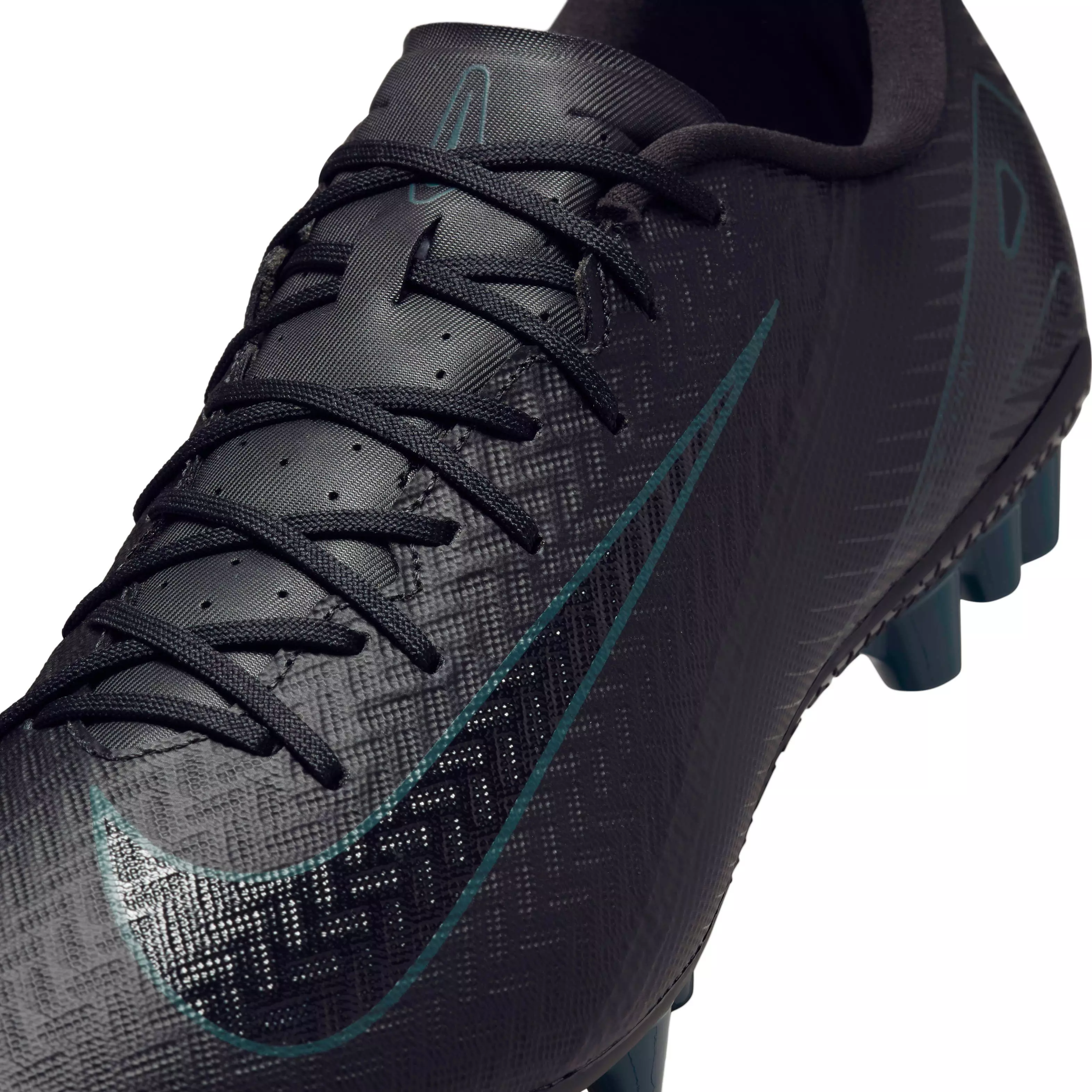 Nike Mercurial Vapor 16 Academy AG "Black/Deep Jungle/Black" Men's Soccer Cleat - BLACK/JUNGLE/BLACK