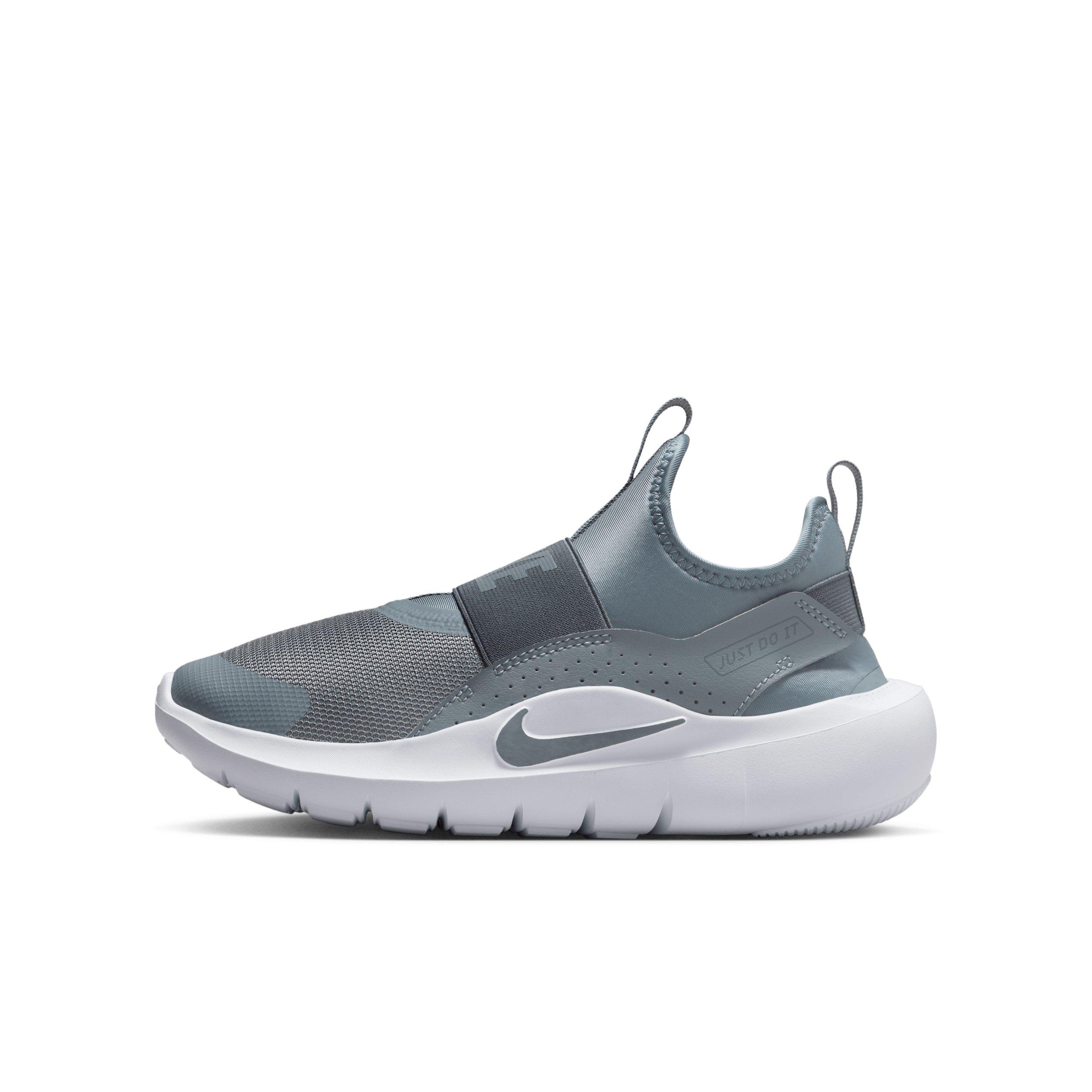 Nike Flex Runner 4 "Cool Grey/Dark Grey/White/Cool Grey" Grade School Boys' Running Shoe - GREY/DK GREY/WHITE/GREY Thumbnail View 2