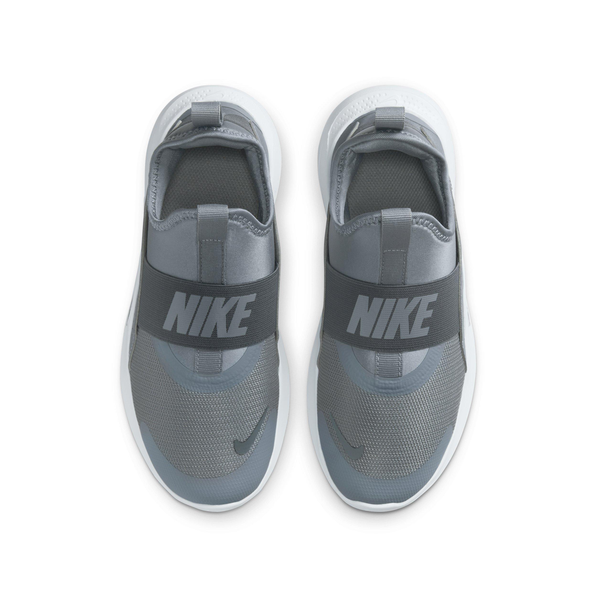 Nike Flex Runner 4 "Cool Grey/Dark Grey/White/Cool Grey" Grade School Boys' Running Shoe - GREY/DK GREY/WHITE/GREY Thumbnail View 4