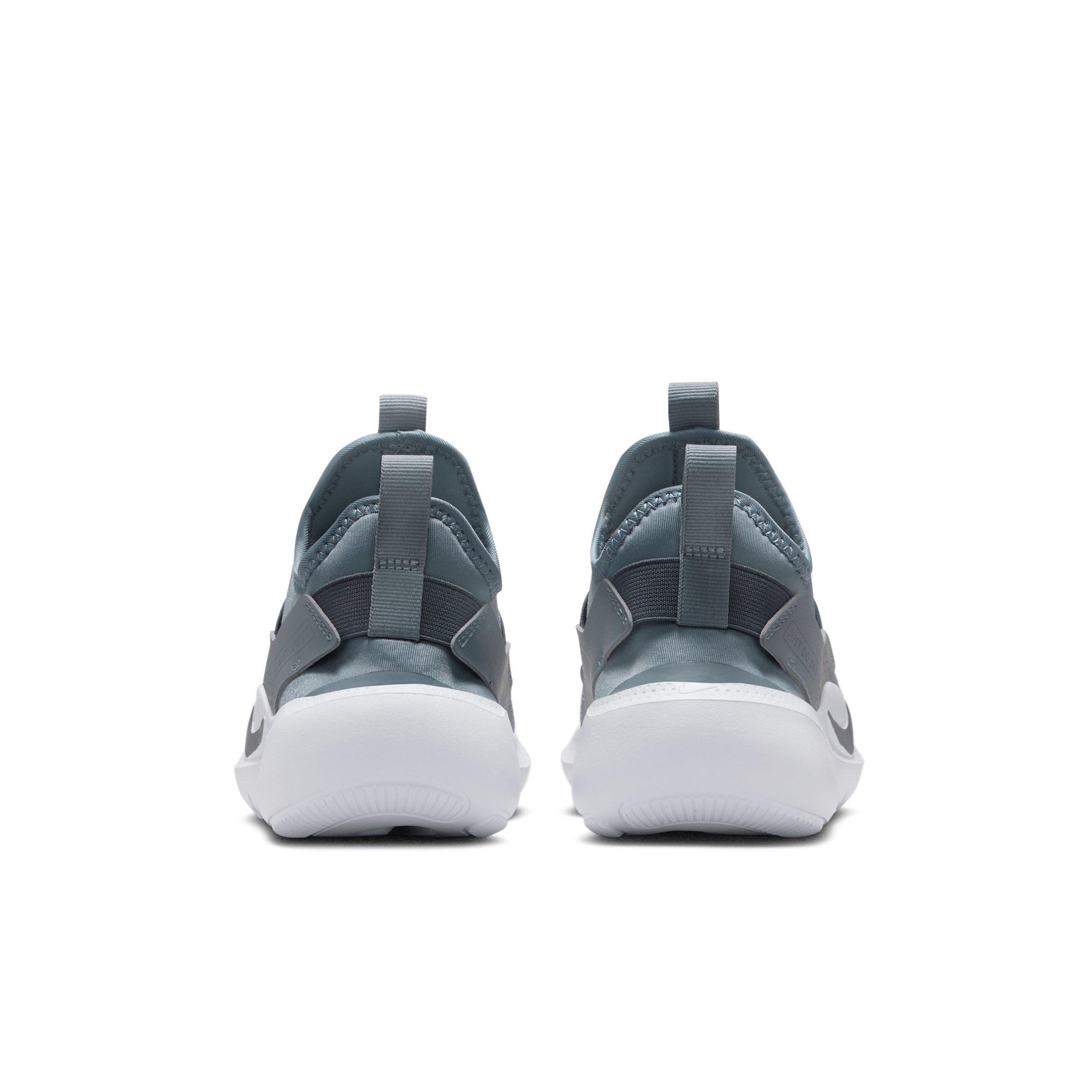Nike Flex Runner 4 "Cool Grey/Dark Grey/White/Cool Grey" Grade School Boys' Running Shoe - GREY/DK GREY/WHITE/GREY Thumbnail View 5