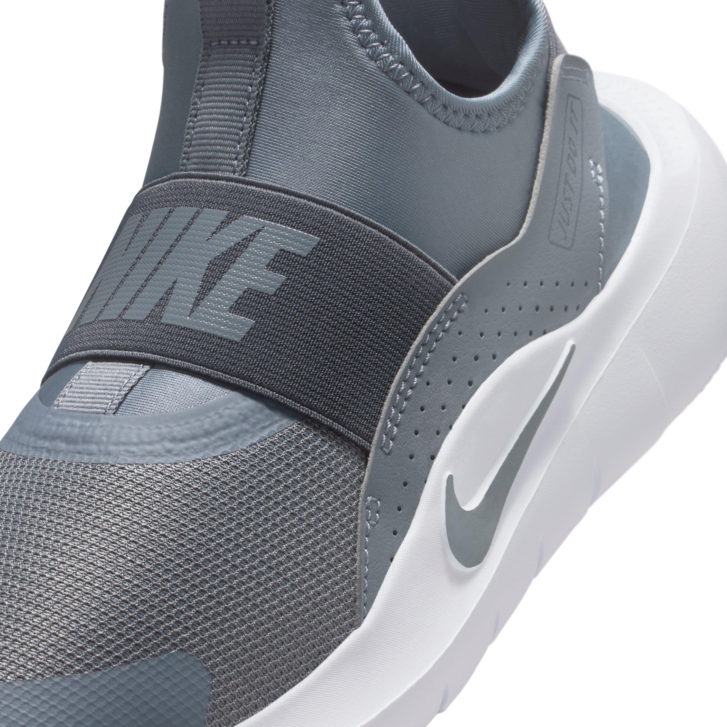 Nike Flex Runner 4 "Cool Grey/Dark Grey/White/Cool Grey" Grade School Boys' Running Shoe - GREY/DK GREY/WHITE/GREY Thumbnail View 7