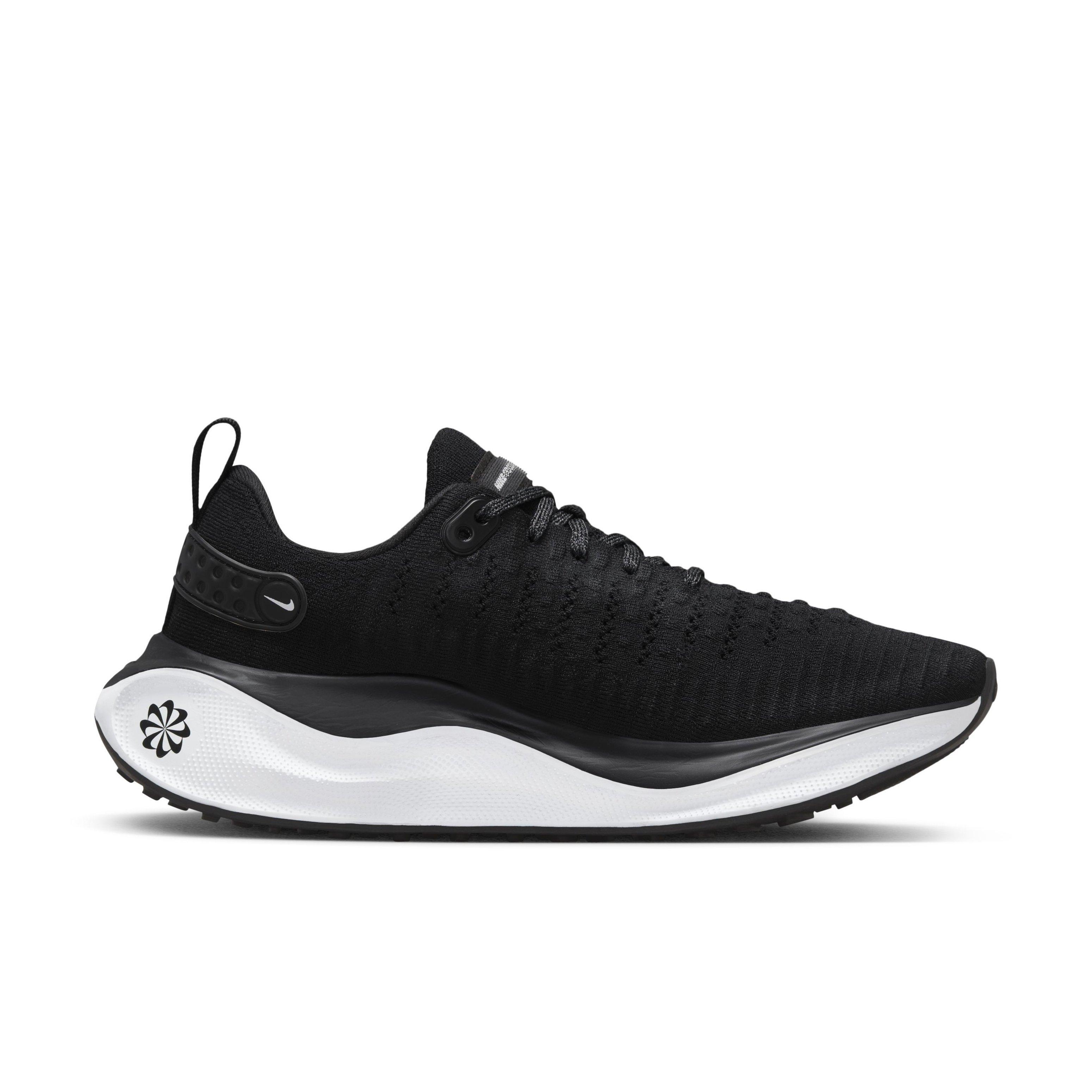Nike InfinityRN 4 "Black/Dark Grey/White" Women's Wide Running Shoe - BLACK/DK GREY/WHITE Thumbnail View 1
