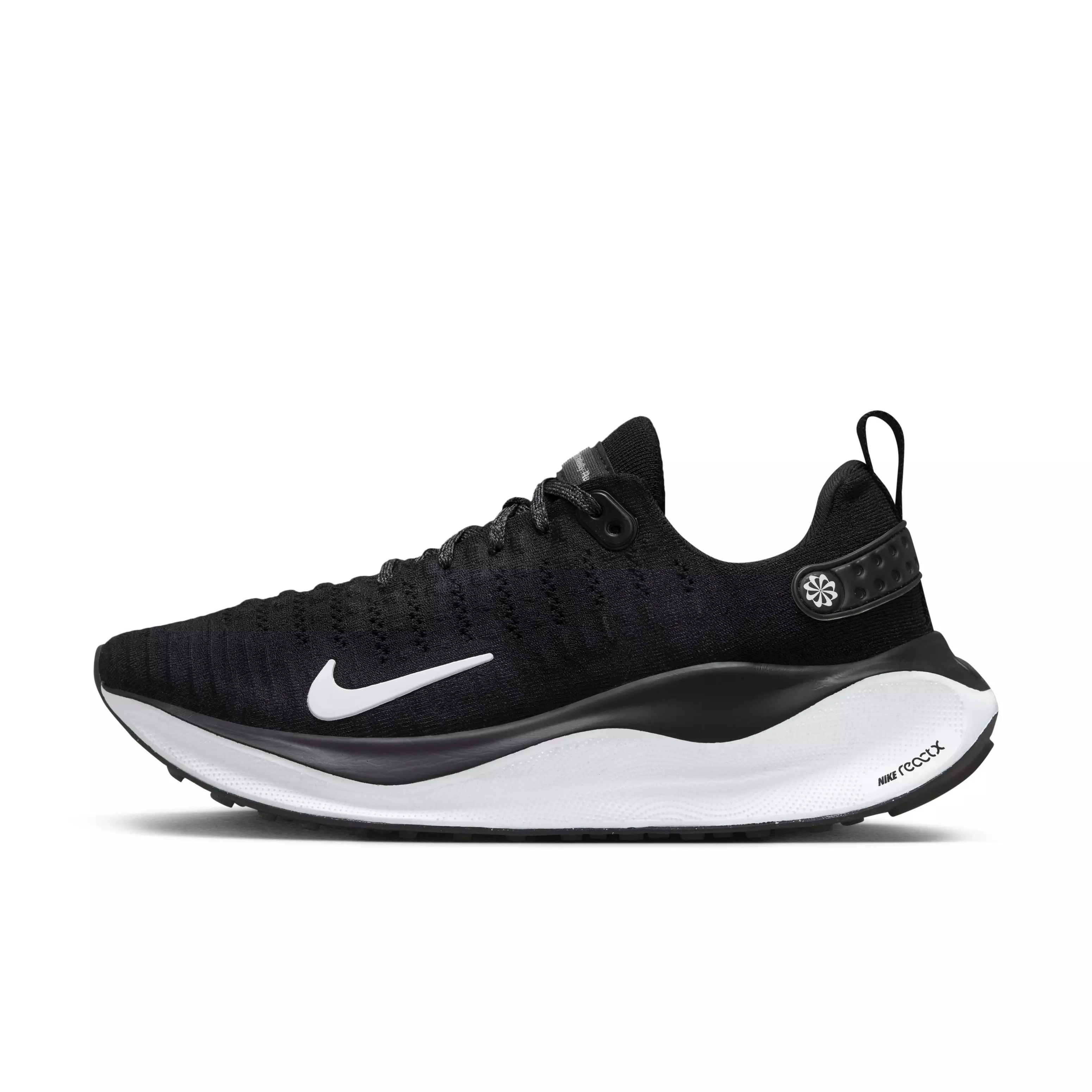 Nike InfinityRN 4 "Black/Dark Grey/White" Women's Wide Running Shoe - BLACK/DK GREY/WHITE