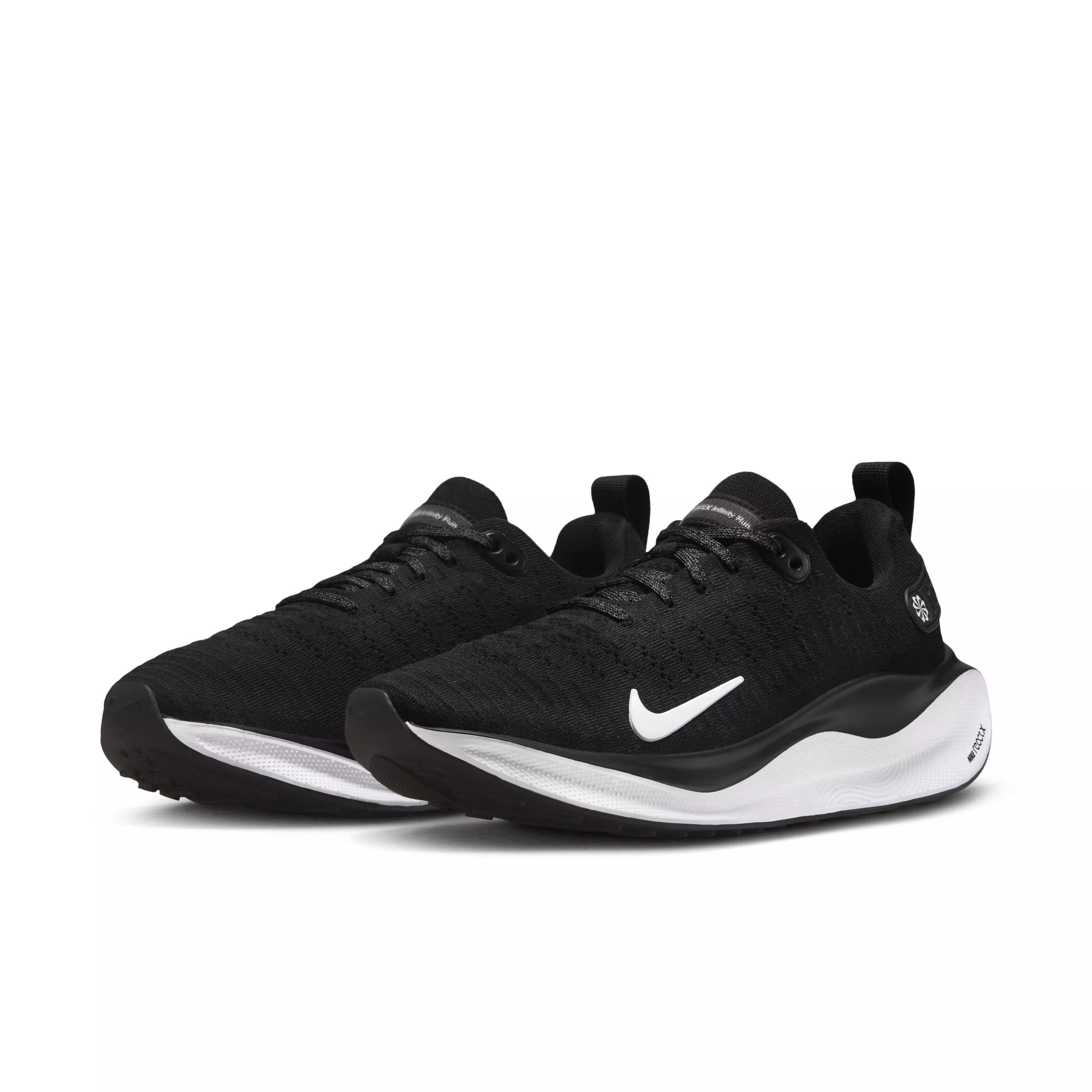 Nike InfinityRN 4 "Black/Dark Grey/White" Women's Wide Running Shoe - BLACK/DK GREY/WHITE