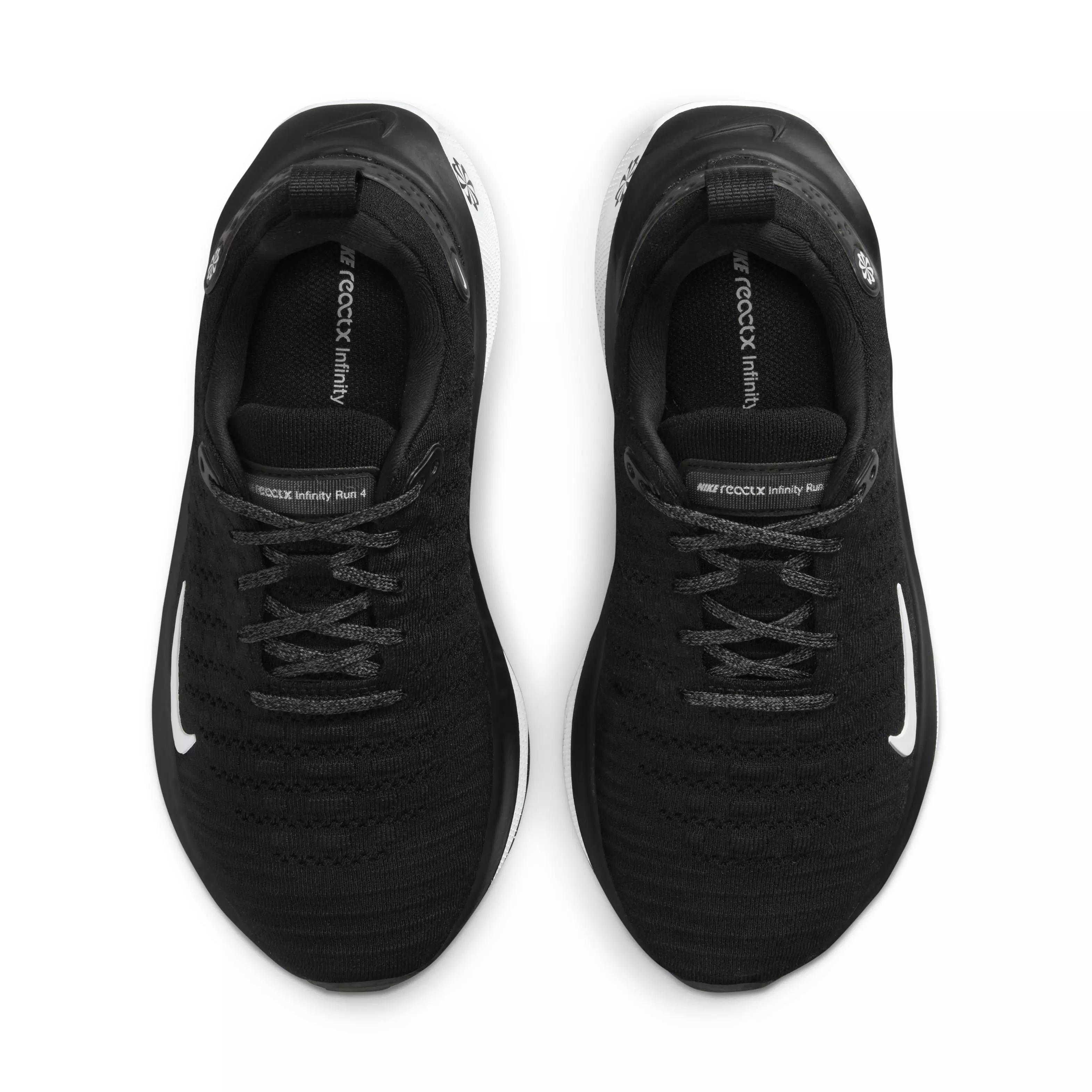 Nike InfinityRN 4 "Black/Dark Grey/White" Women's Wide Running Shoe - BLACK/DK GREY/WHITE