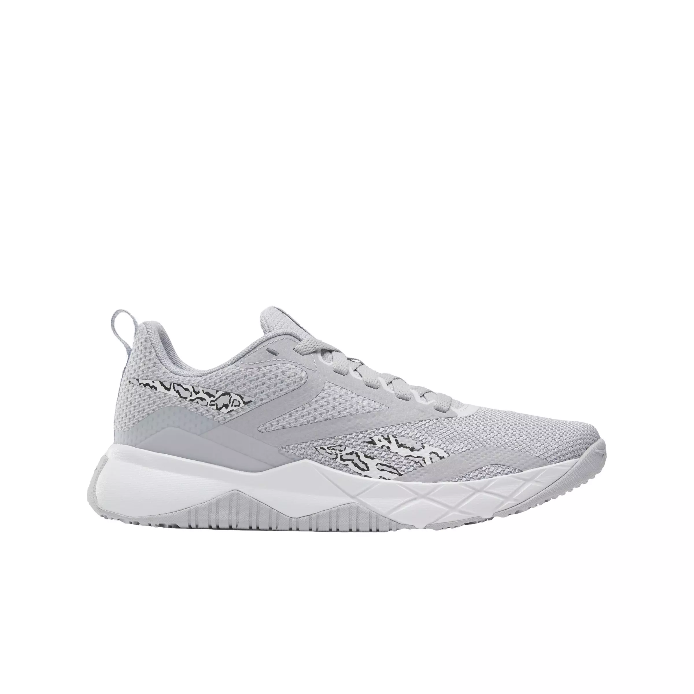 Reebok NFX Trainer "Cold Grey 2/Ftwr White/Core Black" Women's Training Shoe - GREY/WHITE/BLACK