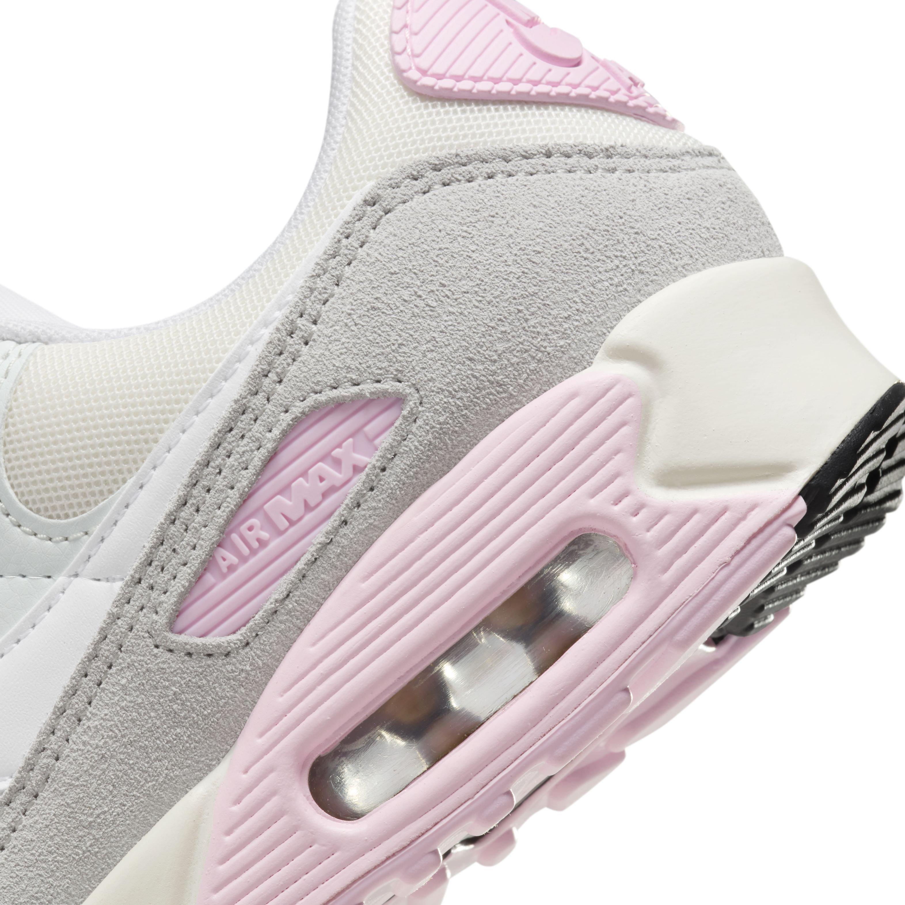 Womens ladies air max outlet 90 grey pink purple