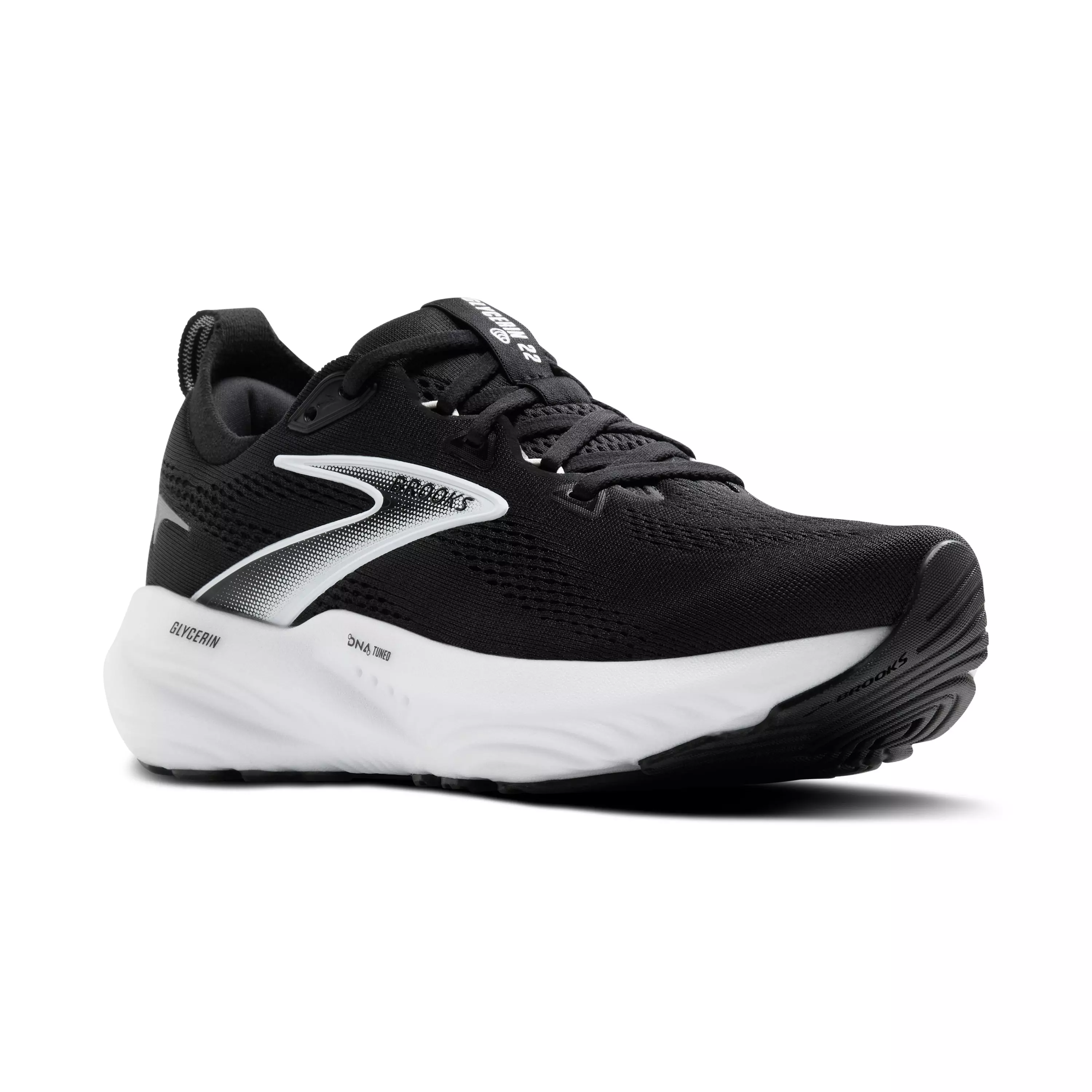 Brooks Glycerin 22 "Black/Grey/White" Men's Running Shoe - BLACK/GREY/WHITE