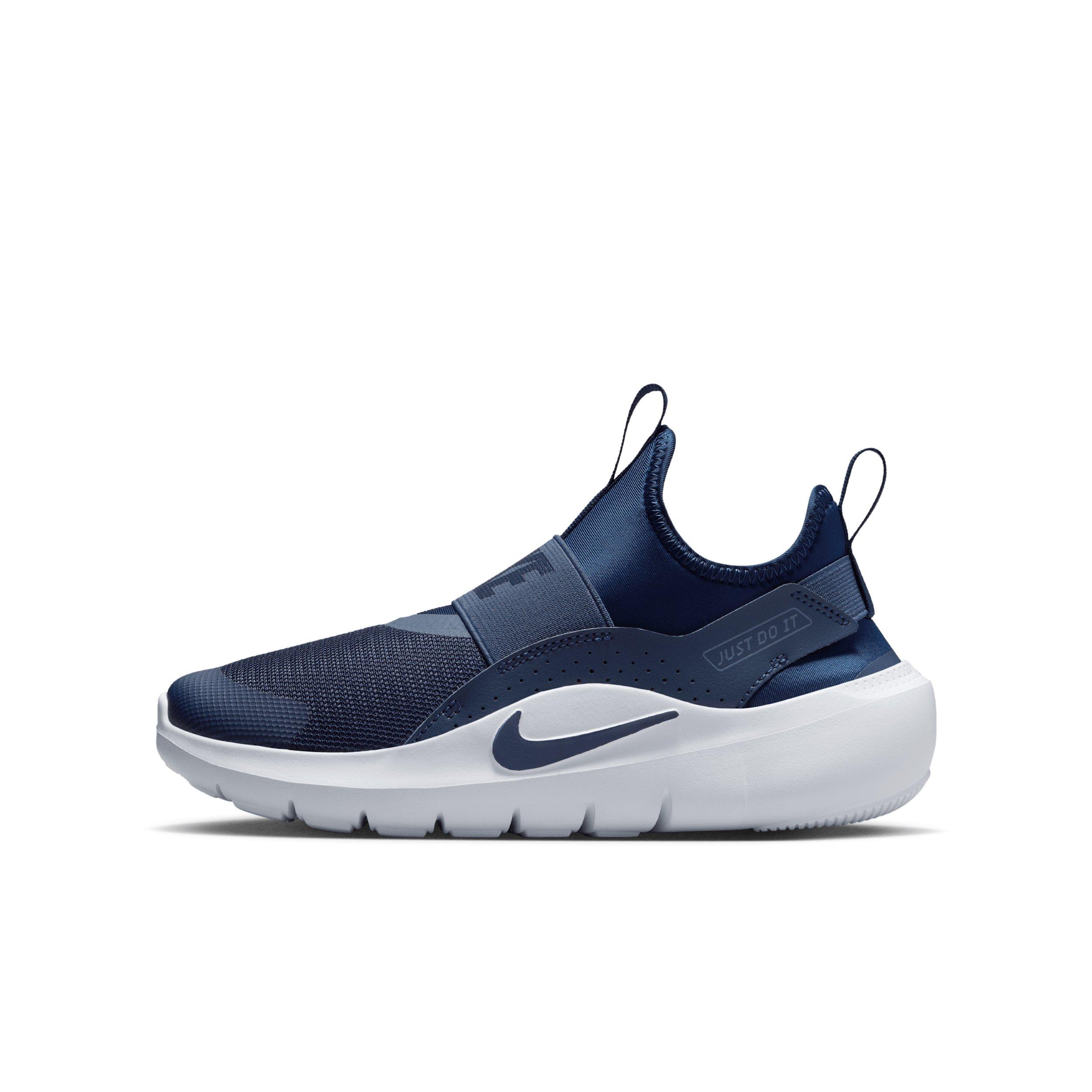Nike Flex Runner 4 "Midnight Navy/Blue Void/Black/Midnight Navy" Grade School Boys' Running Shoe - NAVY/BLUE/BLACK/NAVY Thumbnail View 2
