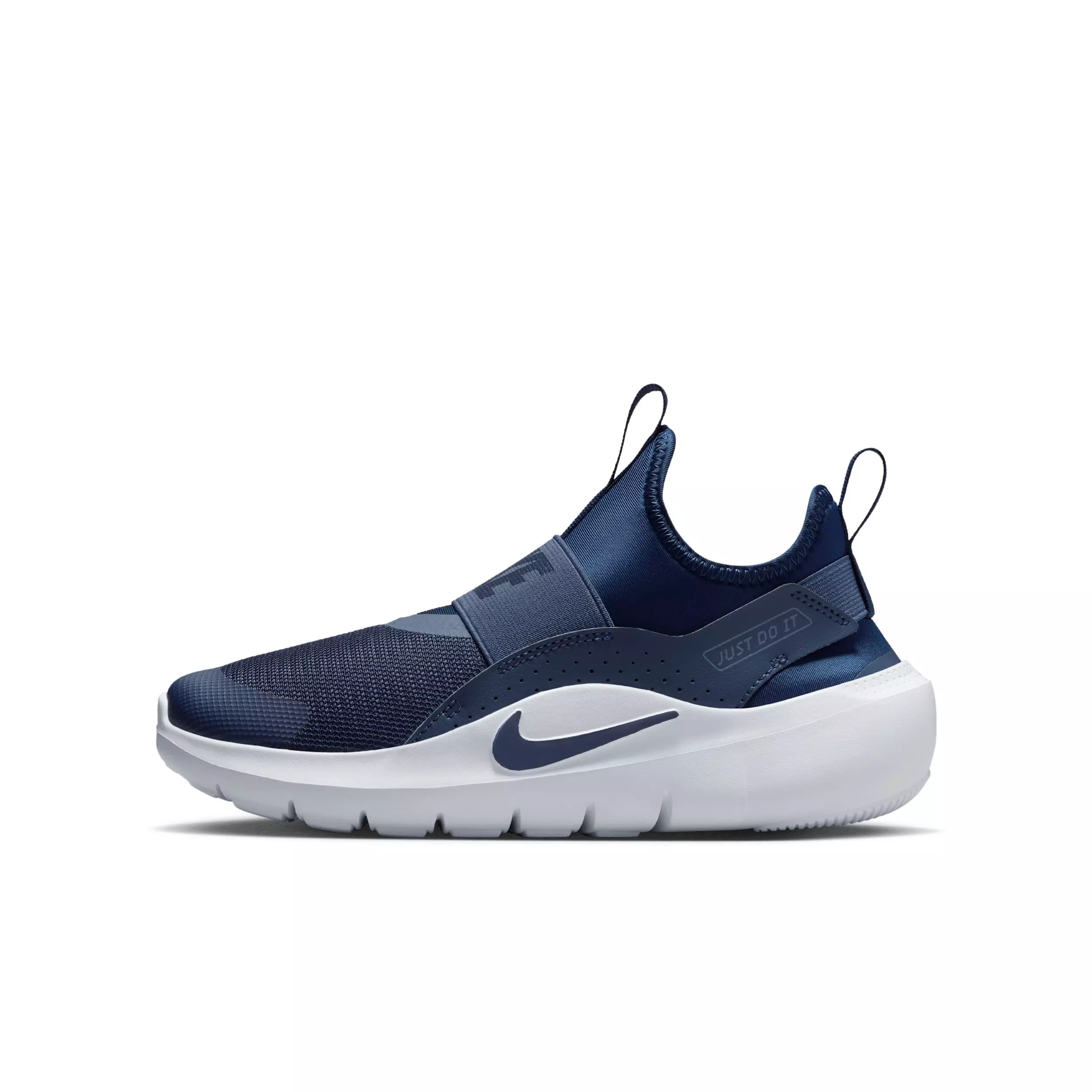 Nike Flex Runner 4 "Midnight Navy/Blue Void/Black/Midnight Navy" Grade School Boys' Running Shoe - NAVY/BLUE/BLACK/NAVY