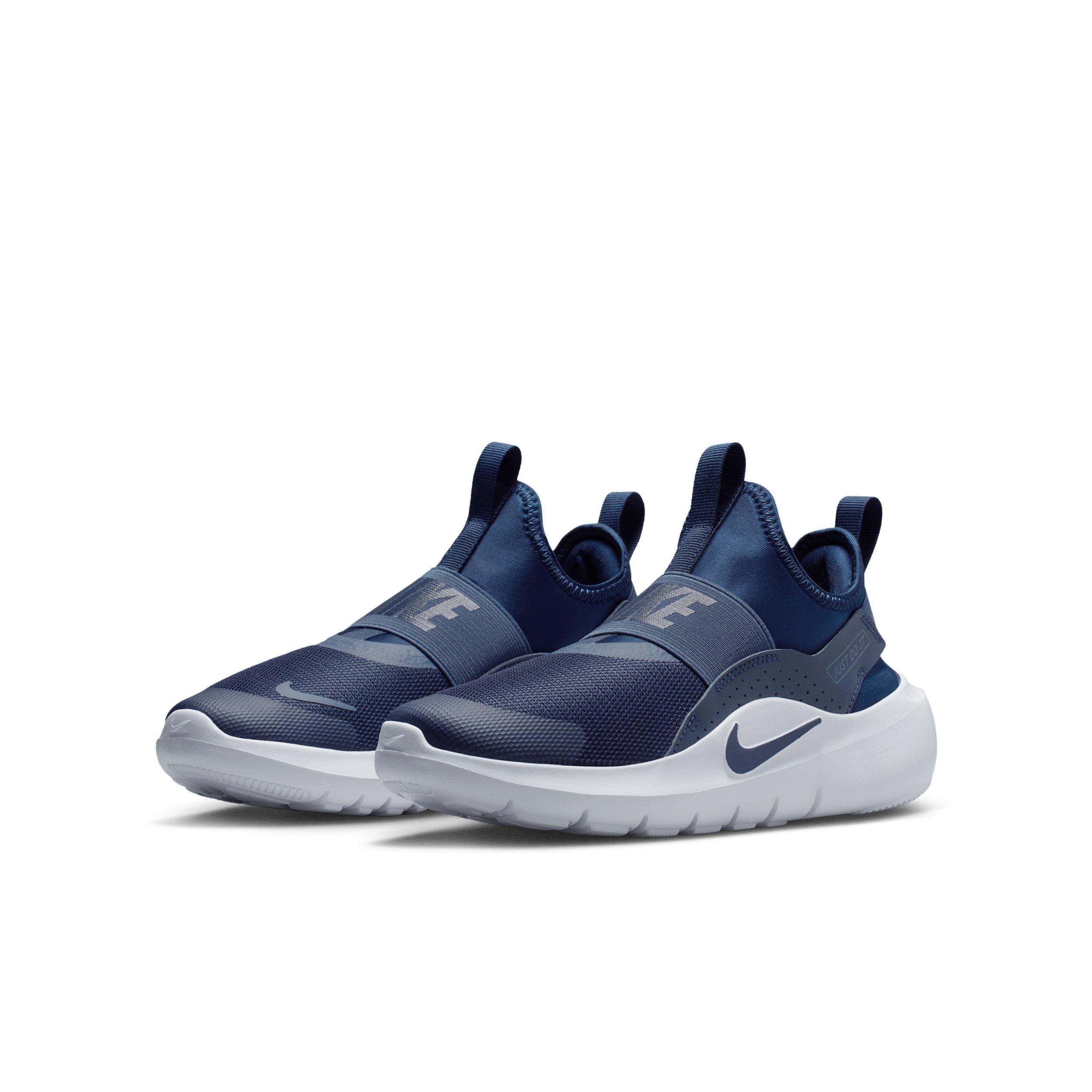 Nike Flex Runner 4 "Midnight Navy/Blue Void/Black/Midnight Navy" Grade School Boys' Running Shoe - NAVY/BLUE/BLACK/NAVY Thumbnail View 3