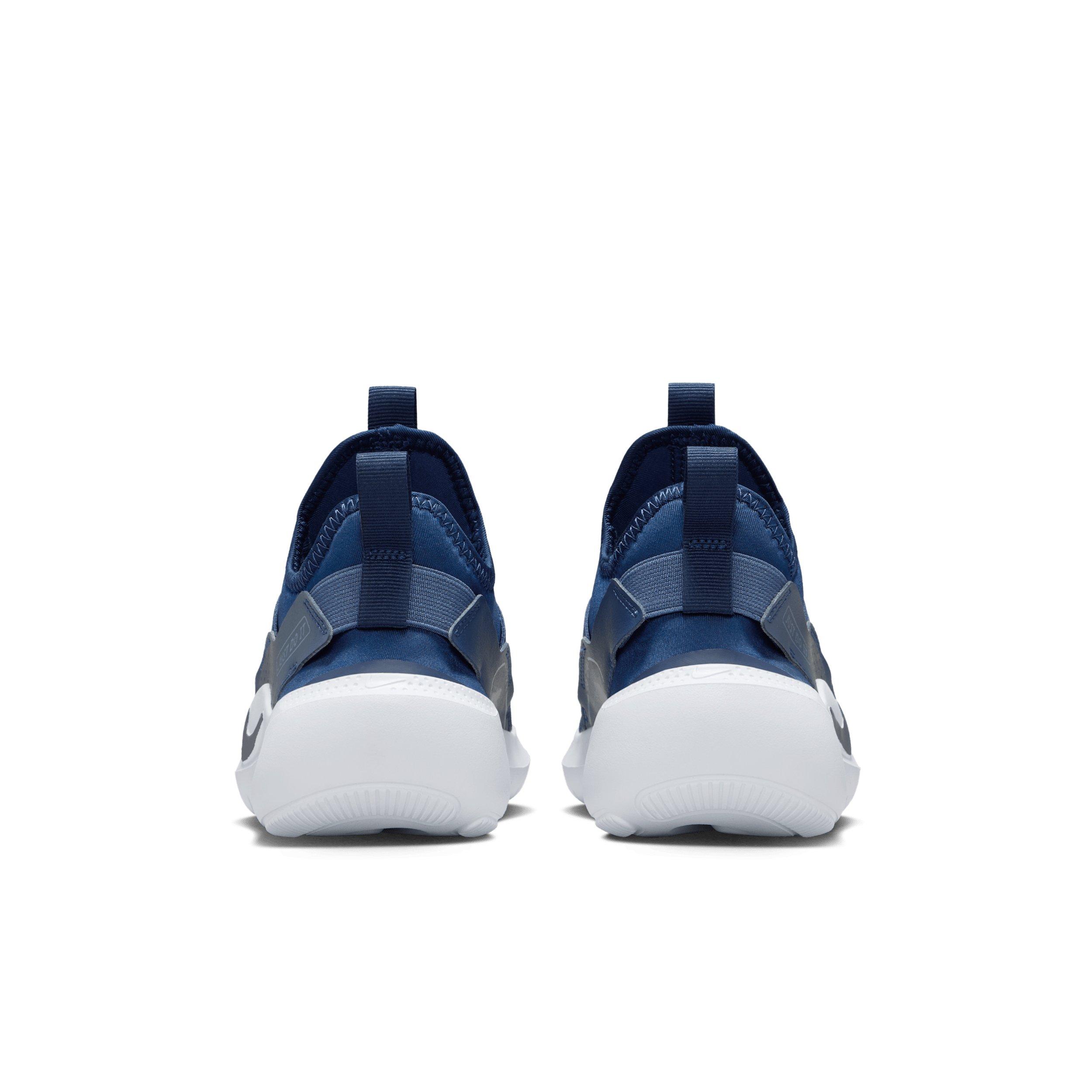 Nike Flex Runner 4 "Midnight Navy/Blue Void/Black/Midnight Navy" Grade School Boys' Running Shoe - NAVY/BLUE/BLACK/NAVY Thumbnail View 5