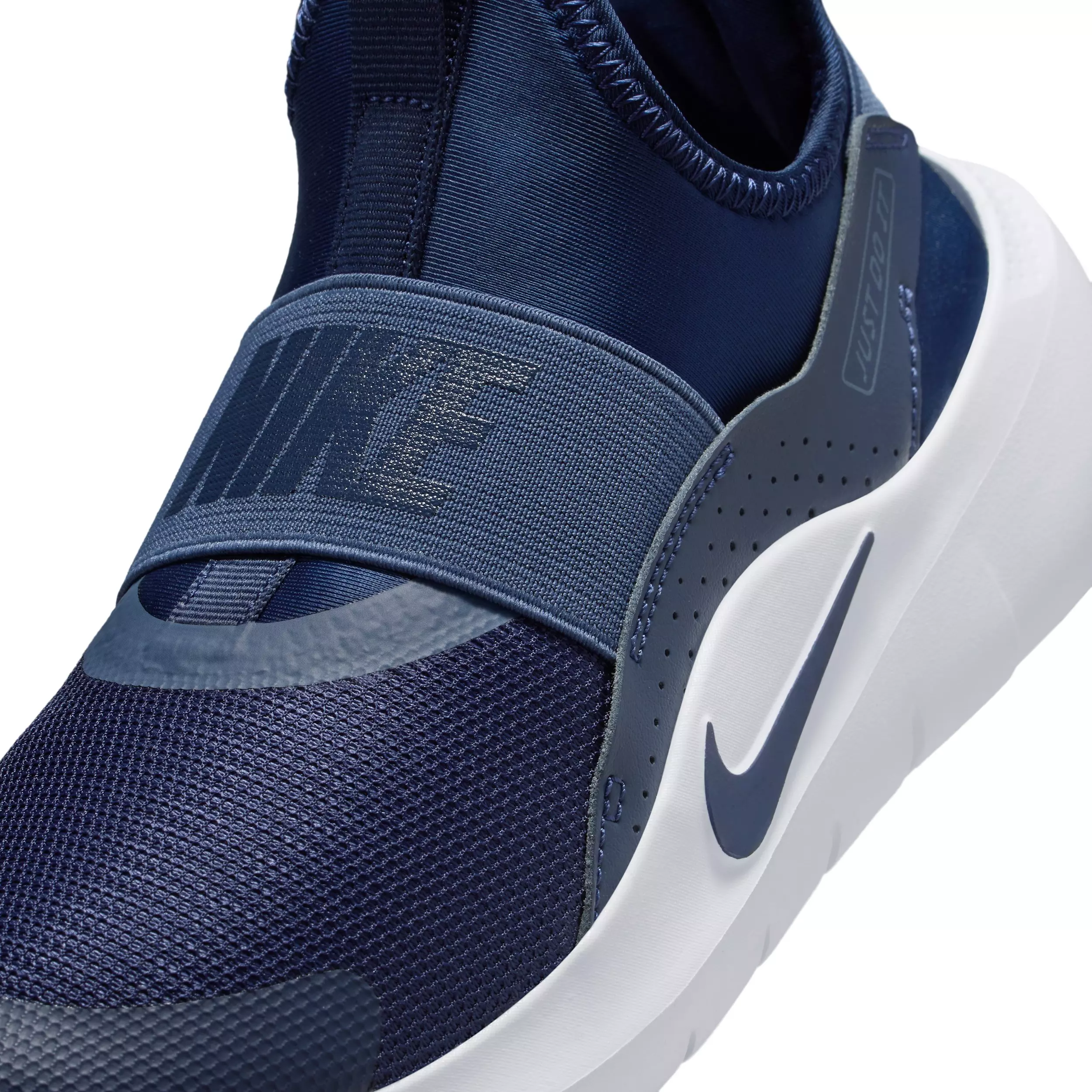 Nike Flex Runner 4 "Midnight Navy/Blue Void/Black/Midnight Navy" Grade School Boys' Running Shoe - NAVY/BLUE/BLACK/NAVY