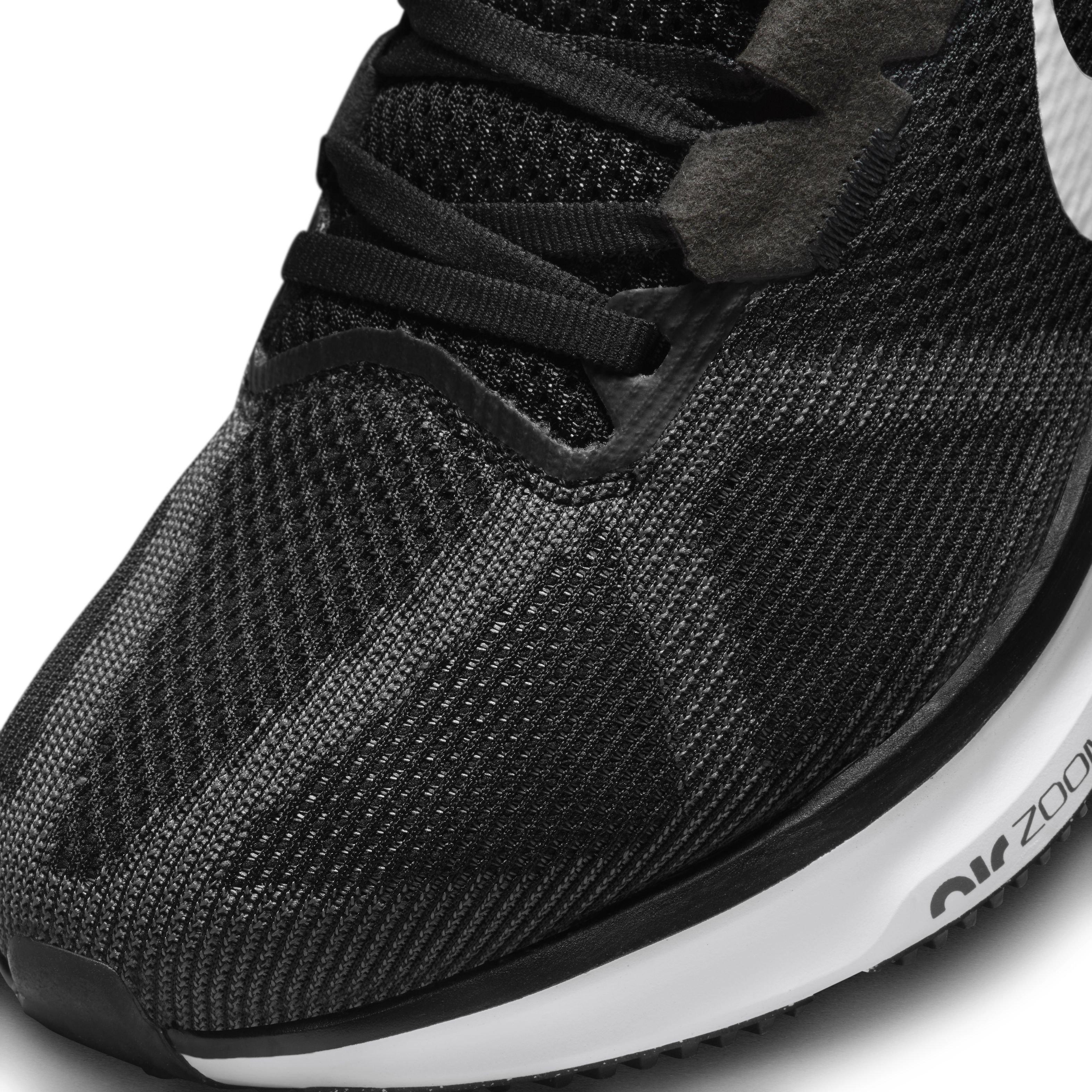 Nike Structure 25 "Black/Dark Smoke Grey/White" Women's Wide Running Shoe - BLACK/DK GREY/WHITE Thumbnail View 7