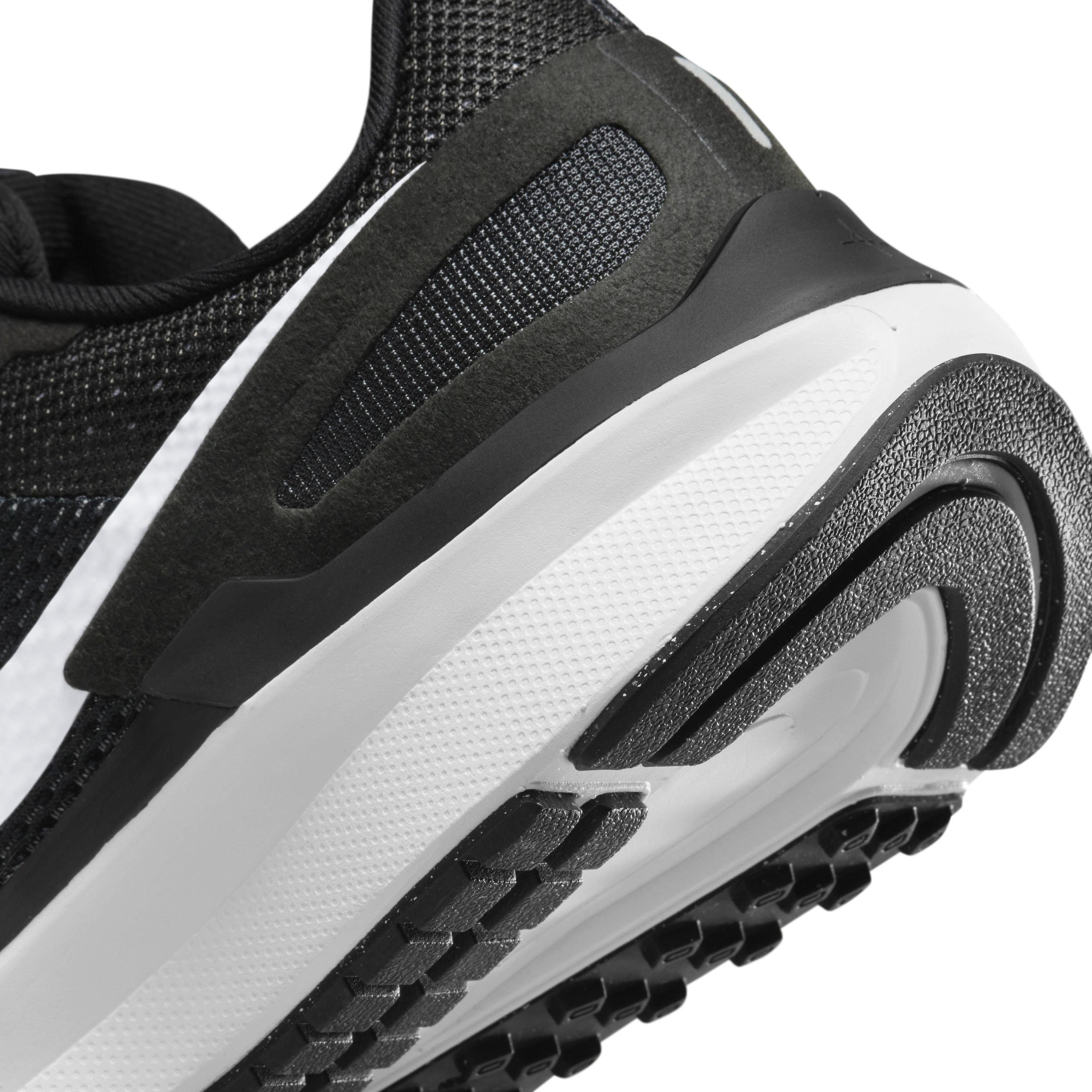 Nike Structure 25 "Black/Dark Smoke Grey/White" Women's Wide Running Shoe - BLACK/DK GREY/WHITE Thumbnail View 8