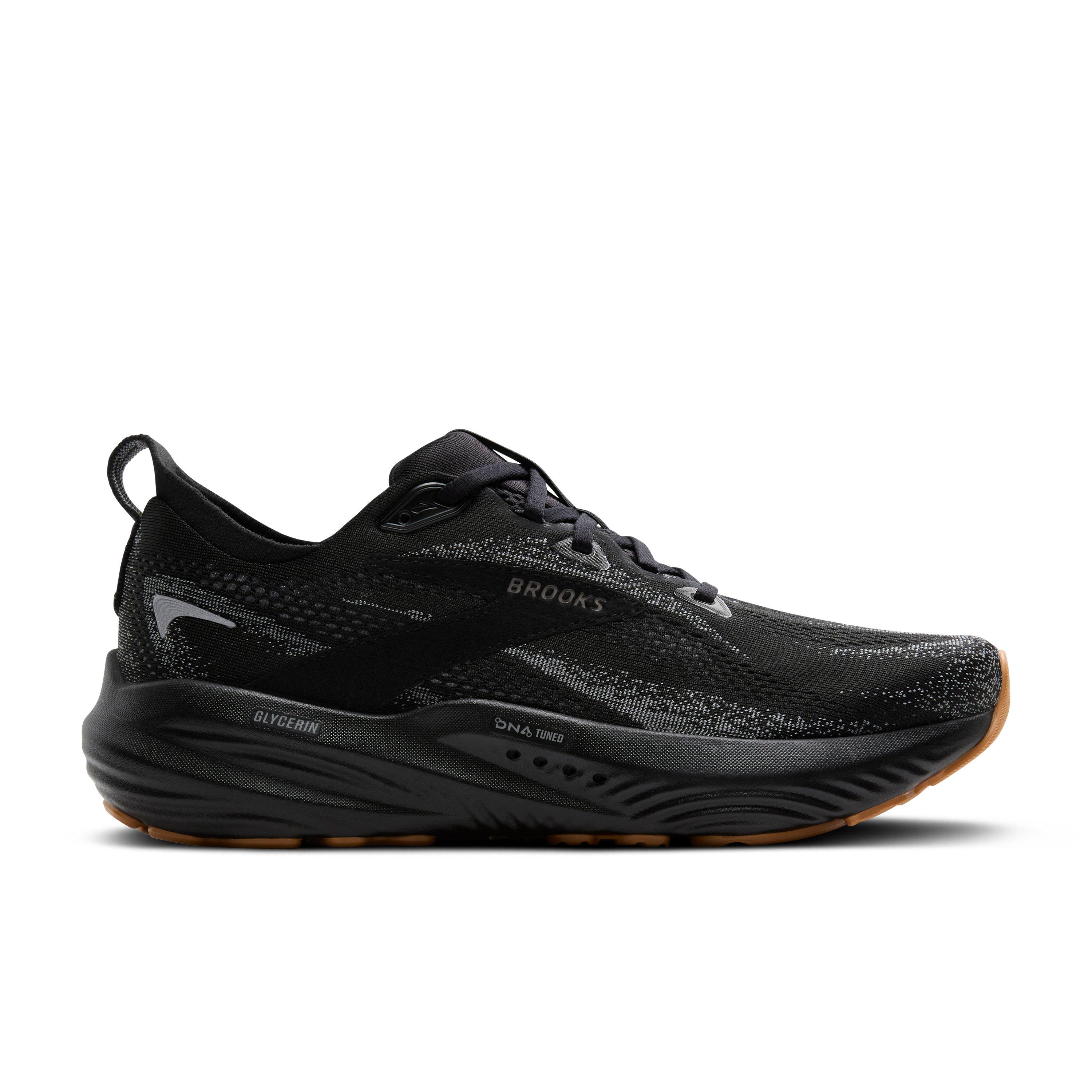 Brooks Glycerin 22 "Black/Primer Grey/Biscuit" Men's Running Shoe - BLACK/GREY/BISCUIT Thumbnail View 1