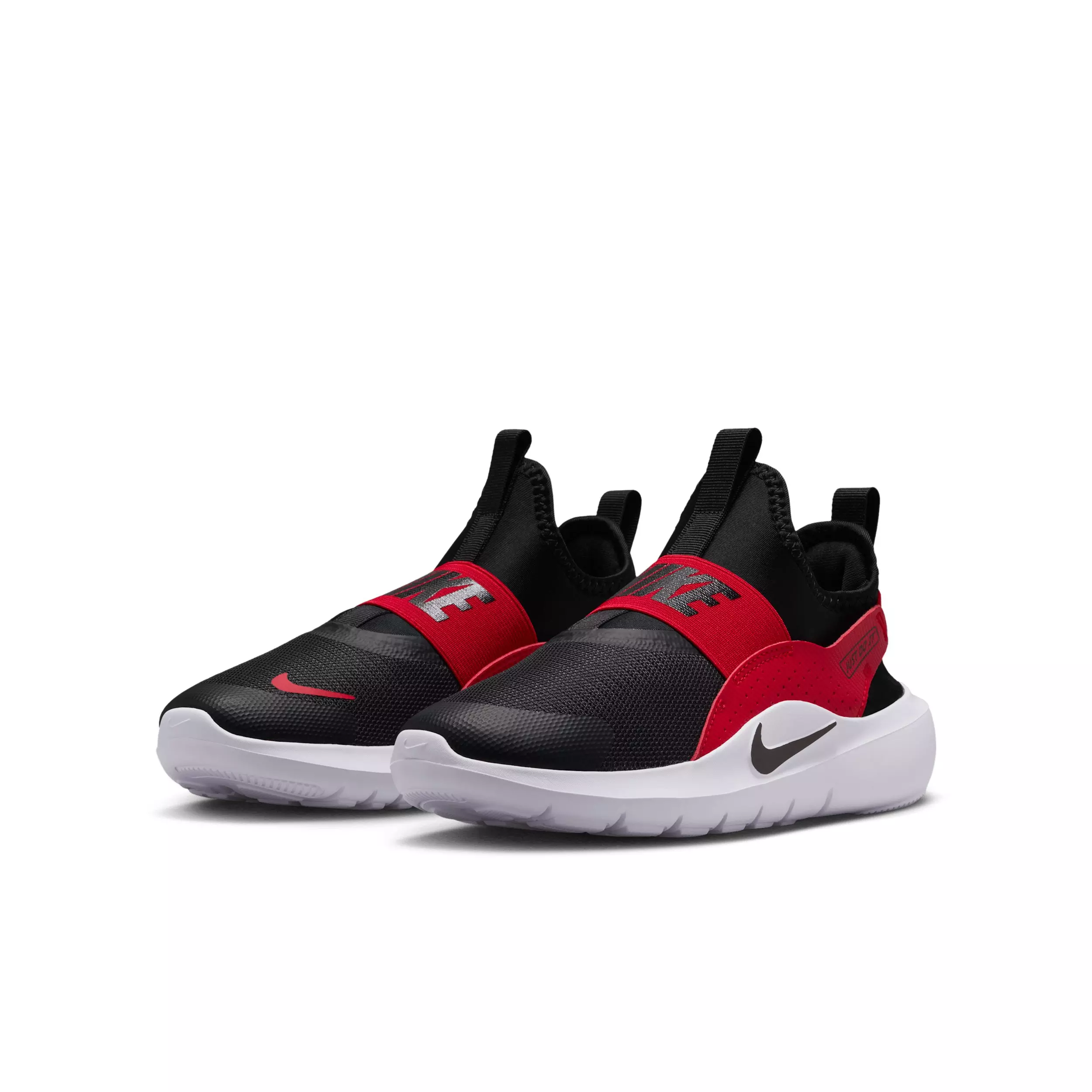 Nike Flex Runner 4 "University Red/White/Black" Grade School Boys' Running Shoe - RED/WHITE/BLACK