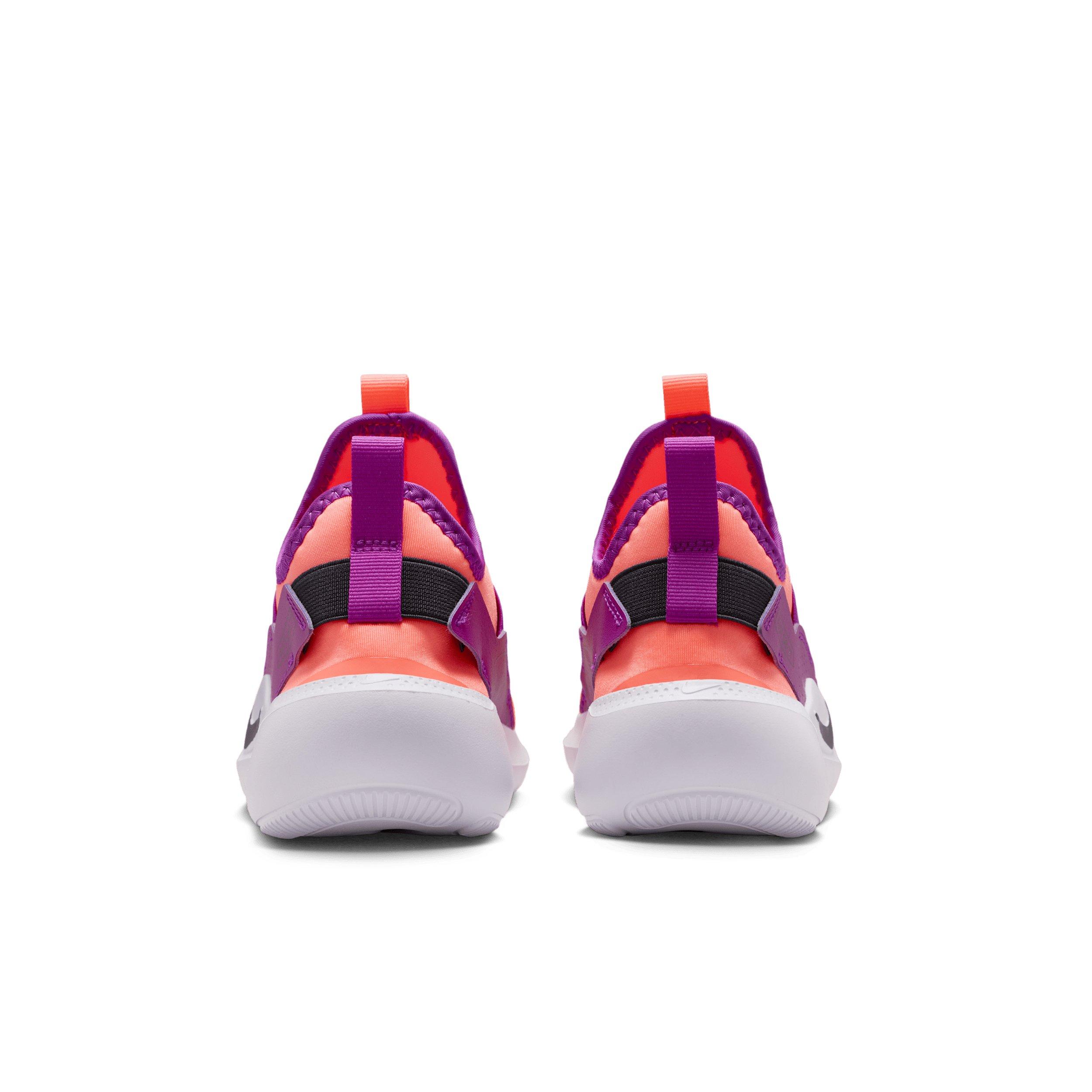 Nike Flex Runner 4 "Bright Mango/Vivid Purple/White/Anthracite" Grade School Girls' Running Shoe - MANGO/PURPLE/WHITE/ANTHRACITE Thumbnail View 5