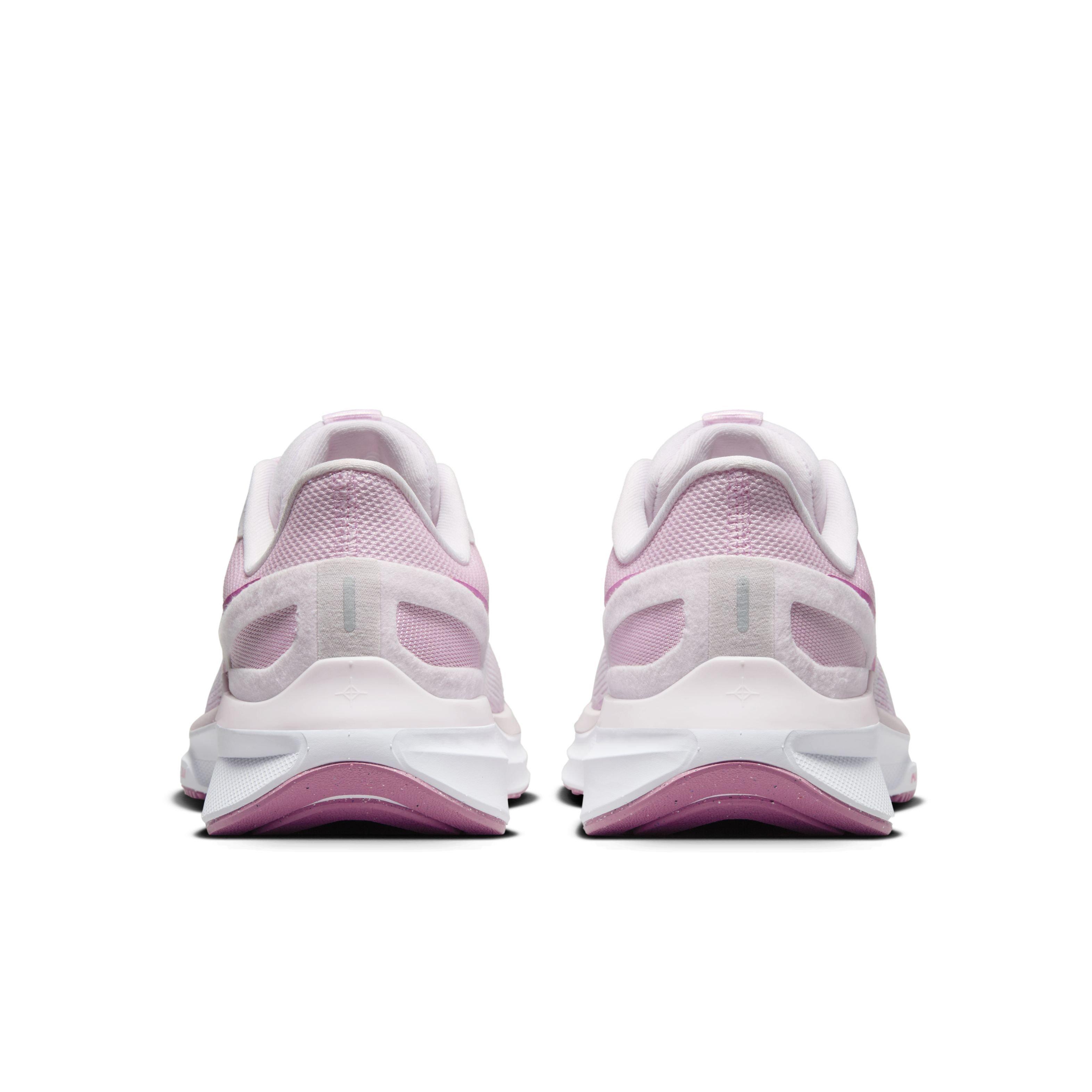 Nike Structure 25 "Pearl Pink/White/Pink Foam/Playful Pink" Women's Wide Running Shoe - PINK/WHITE/PINK/PINK Thumbnail View 5