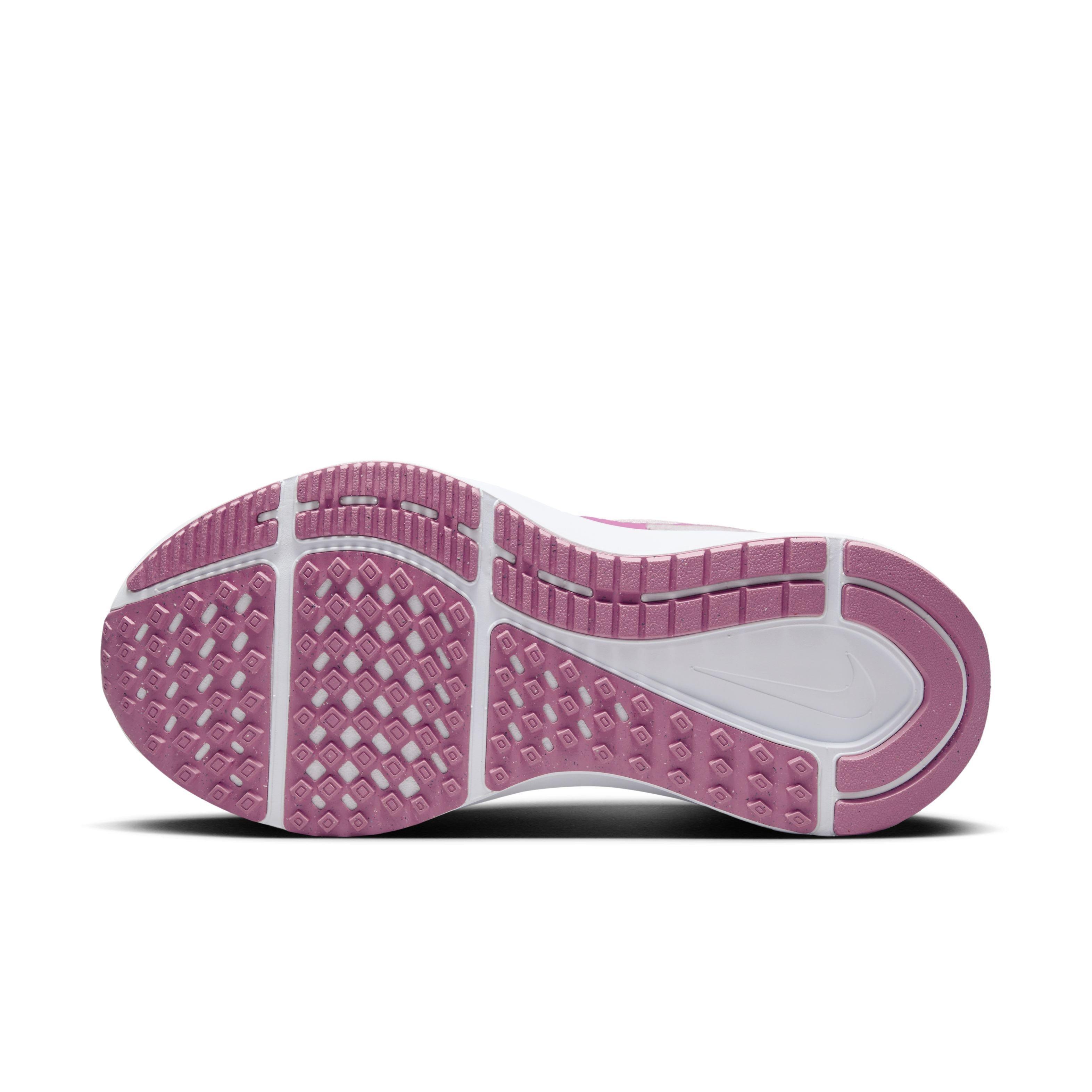 Nike Structure 25 "Pearl Pink/White/Pink Foam/Playful Pink" Women's Wide Running Shoe - PINK/WHITE/PINK/PINK Thumbnail View 6