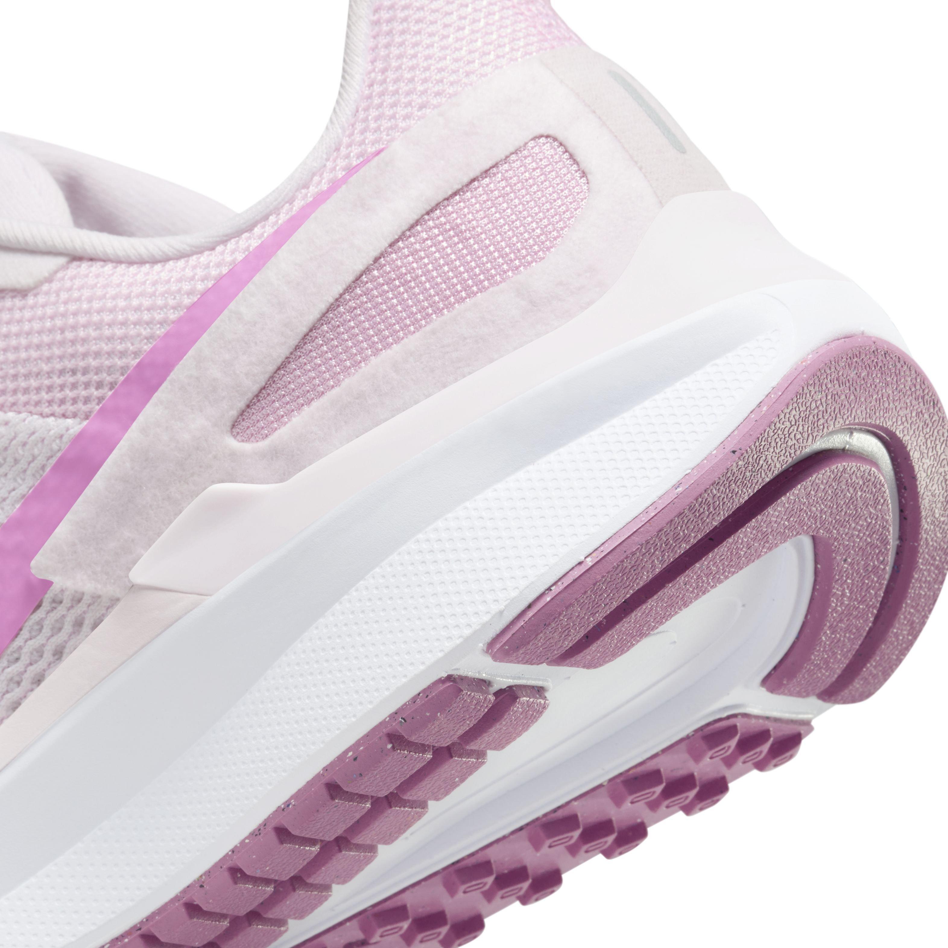 Nike Structure 25 "Pearl Pink/White/Pink Foam/Playful Pink" Women's Wide Running Shoe - PINK/WHITE/PINK/PINK Thumbnail View 8