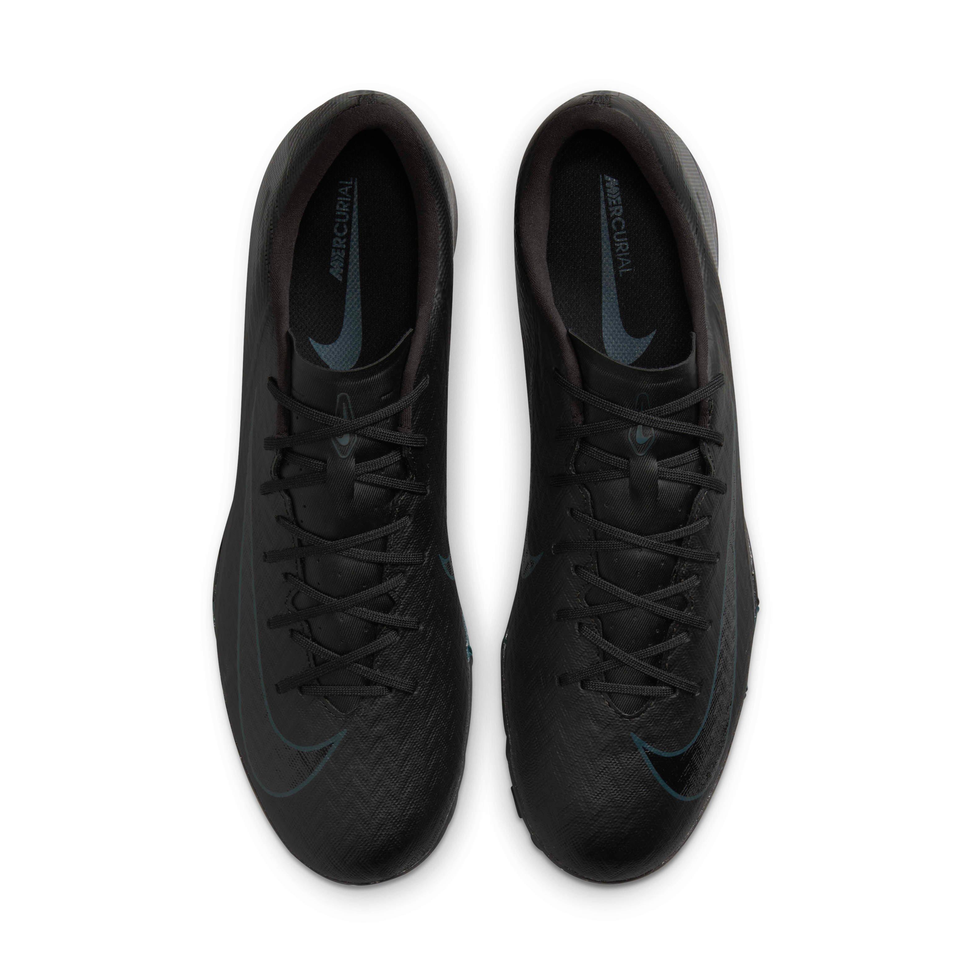 Nike Mercurial Vapor 16 Academy Turf "Black/Deep Jungle/Black" Men's Soccer Shoe - BLACK/JUNGLE/BLACK Thumbnail View 4