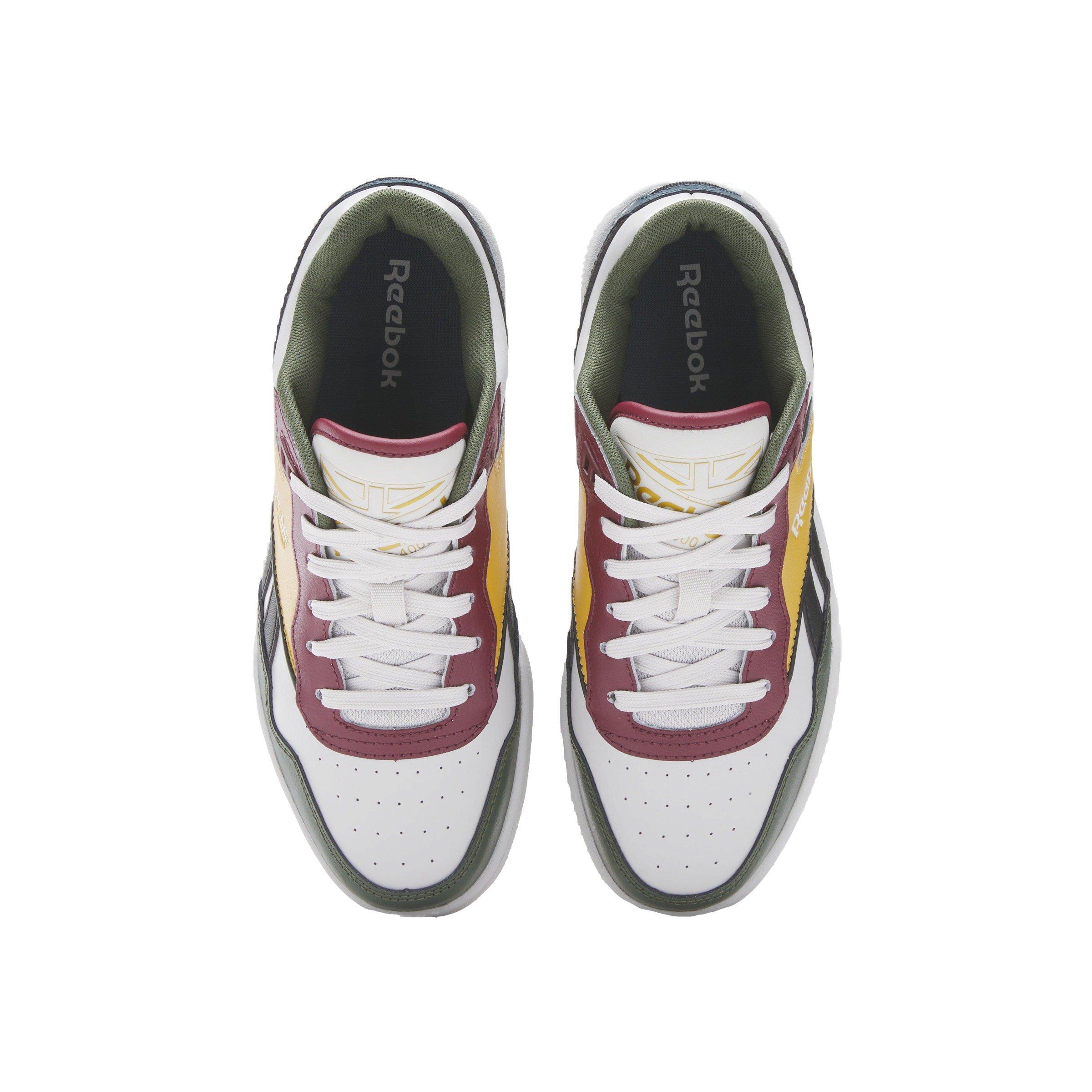 Reebok BB 4000 II "Steely Fog F23/Core Black/Hoops Blue F23" Grade School Boys' Shoe - STEELY/BLACK/BLUE Thumbnail View 4